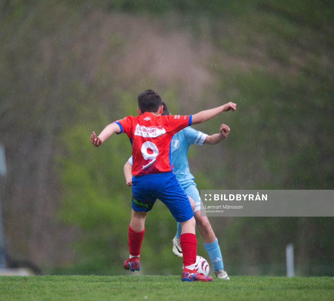 i matchen i Kvantum Cup (FCH/IFKHlm), 9-manna, pojkar