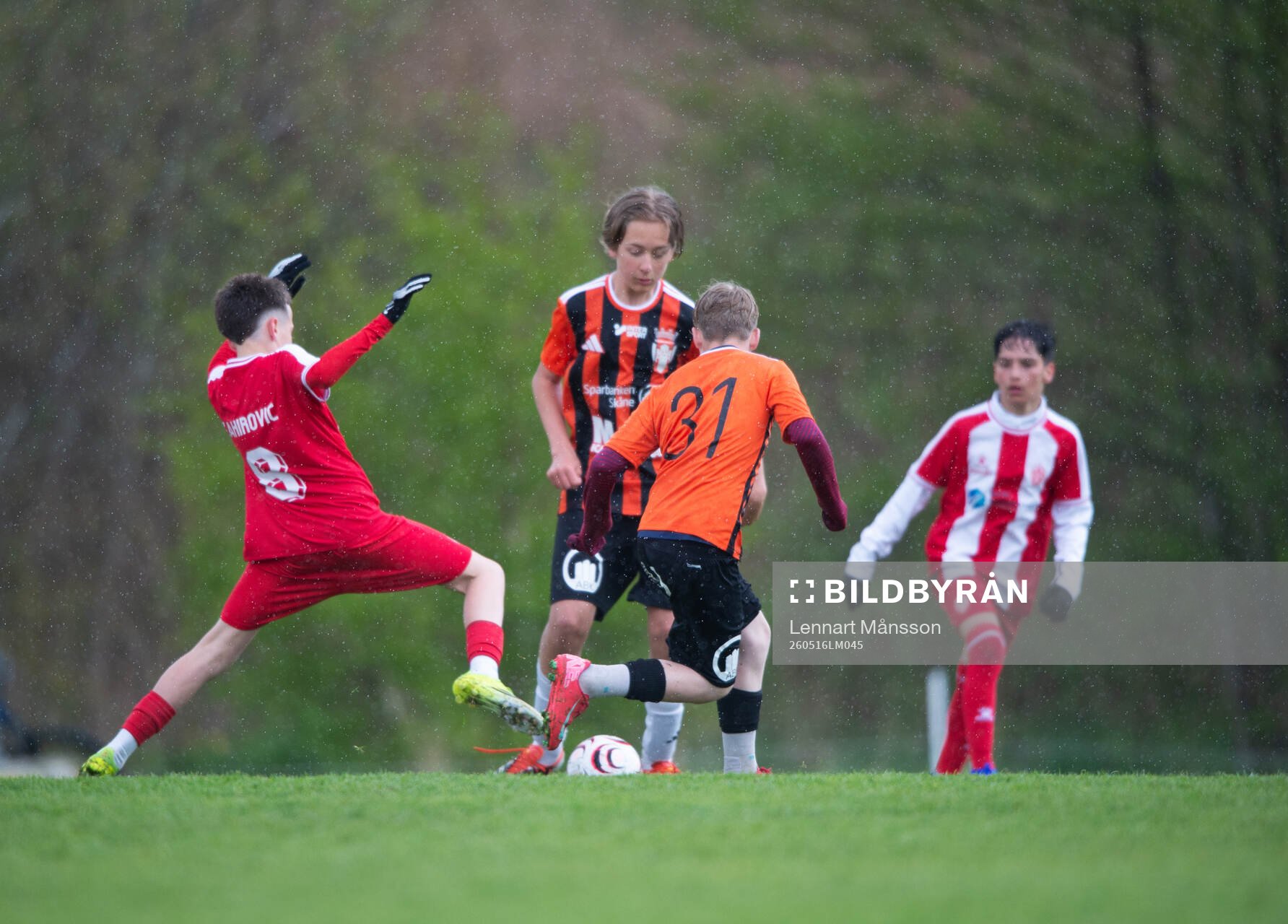 i matchen i Kvantum Cup (FCH/IFKHlm), 9-manna, pojkar