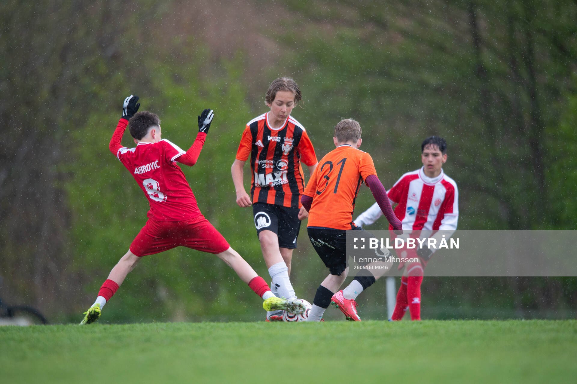 i matchen i Kvantum Cup (FCH/IFKHlm), 9-manna, pojkar