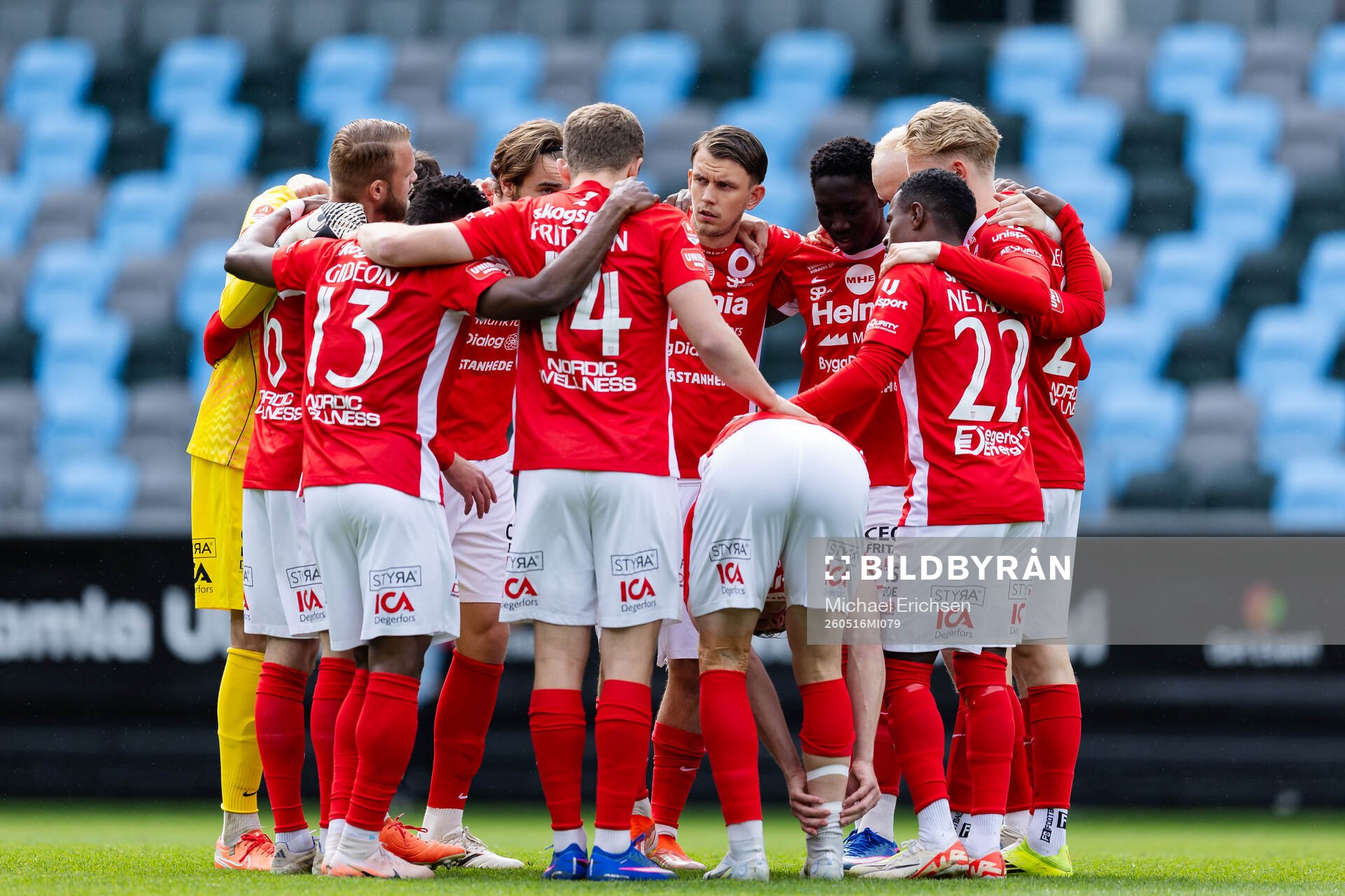 Degerfors spelare samlade