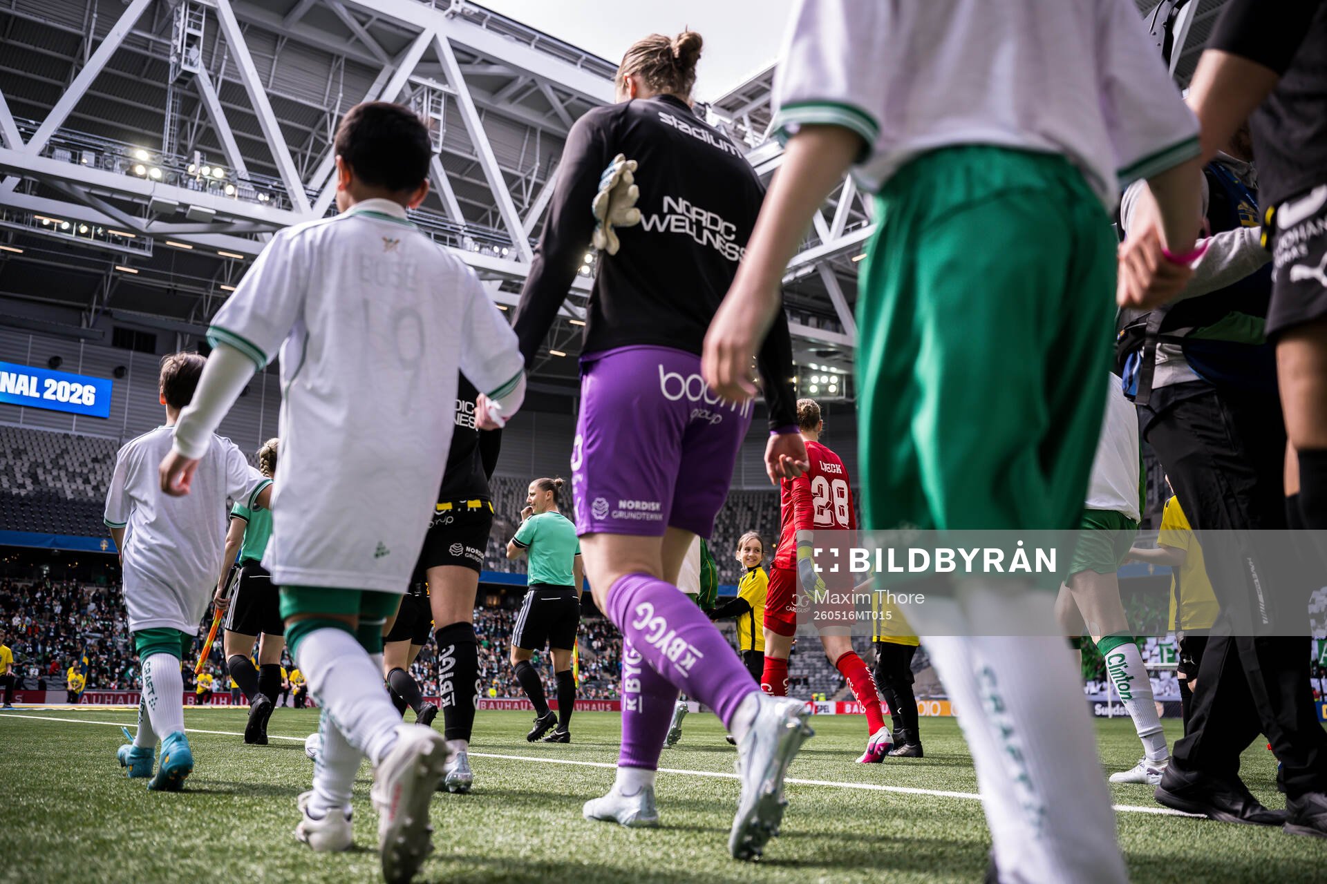 Spelarna gör entré till finalen i Svenska Cupen mellan
