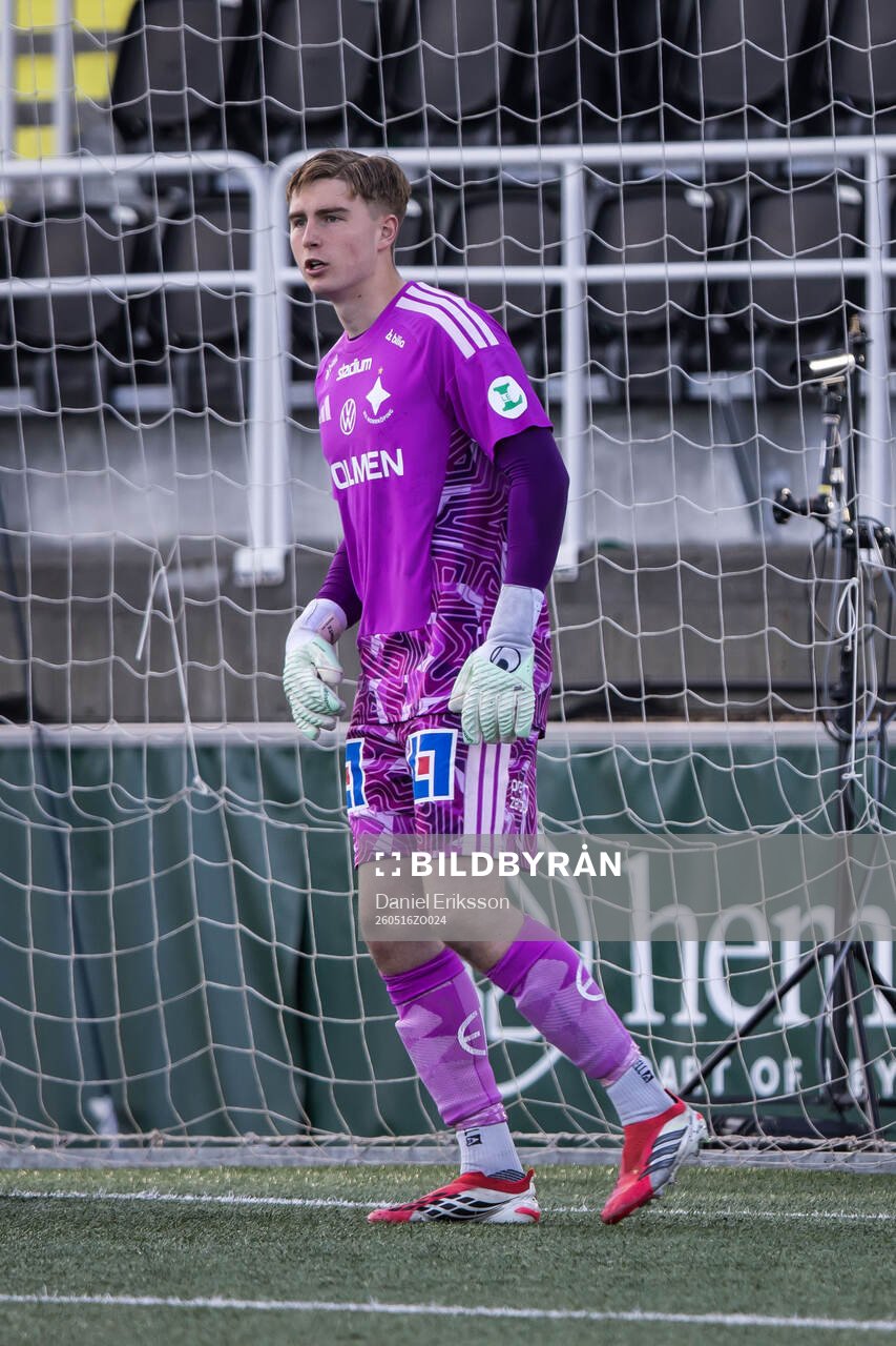Under fotbollsmatchen i Superettan mellan Brage och IFK