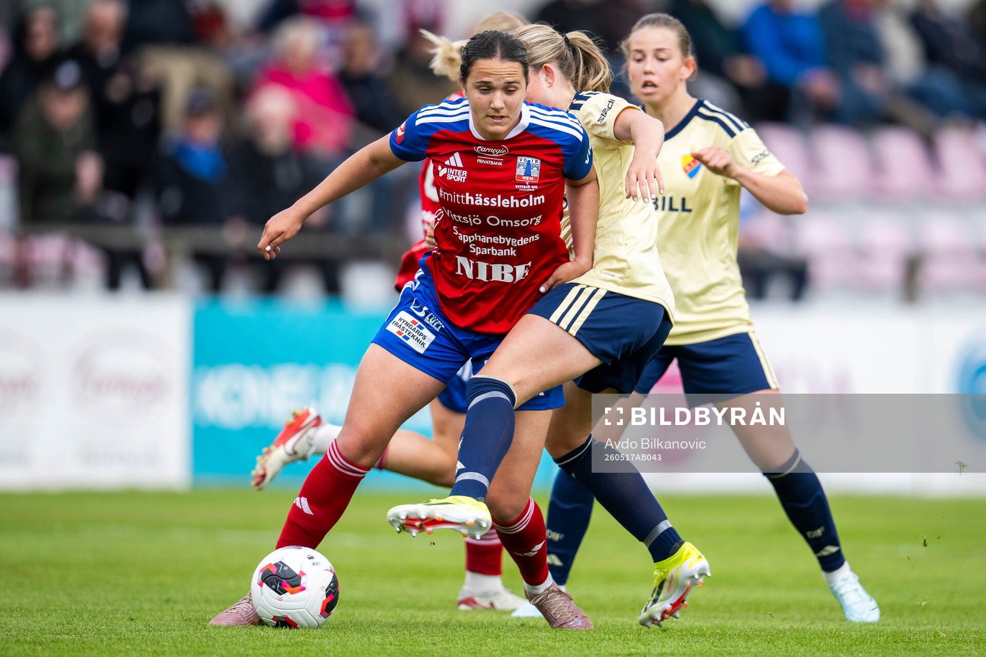 Vittsjös Daniela Galic och Djurgårdens Emma Holmqvist