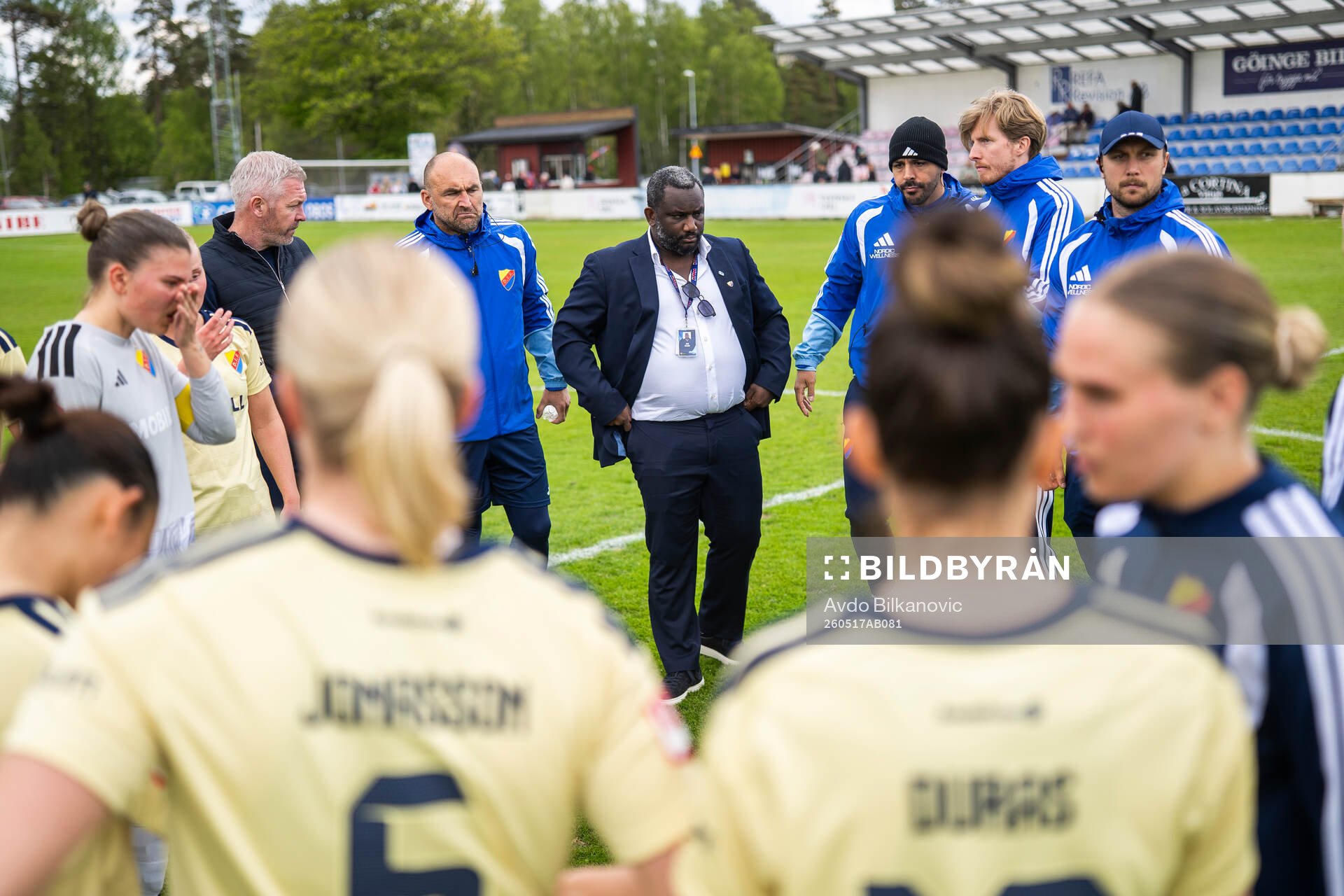 Djurgårdens sportchef Jean Balawo deppar