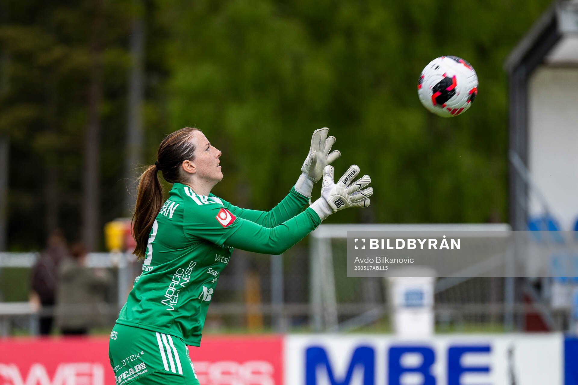 Vittsjös målvakt Elin Vaughan