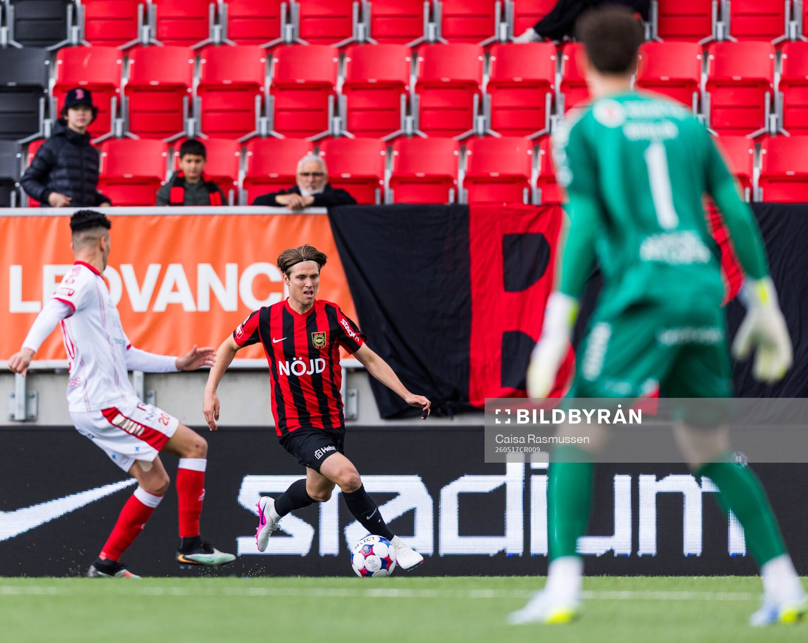 Kalmars målvakt Jakob Kindberg och Brommapojkarnas Oliver