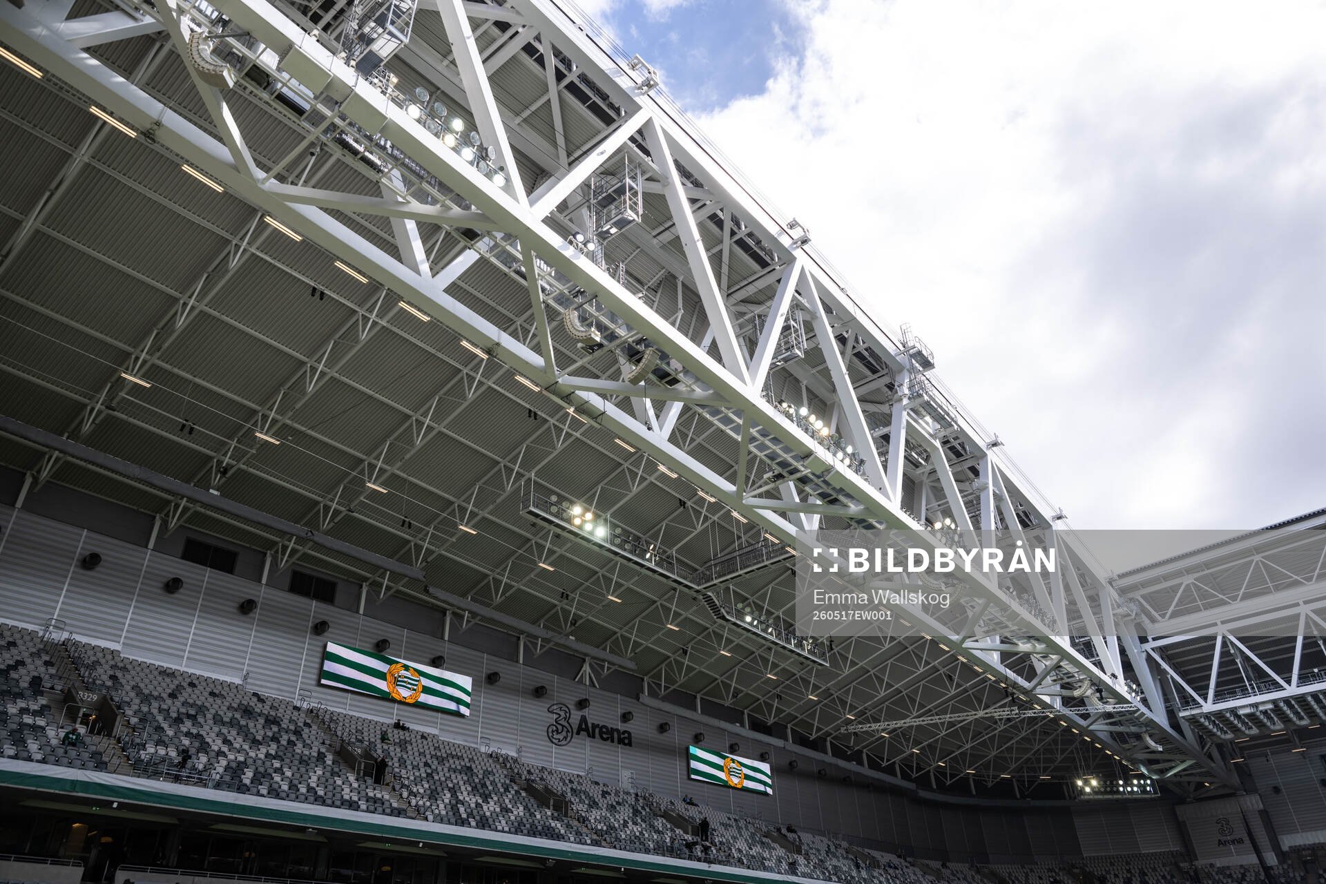 Interiör vy över 3Arena