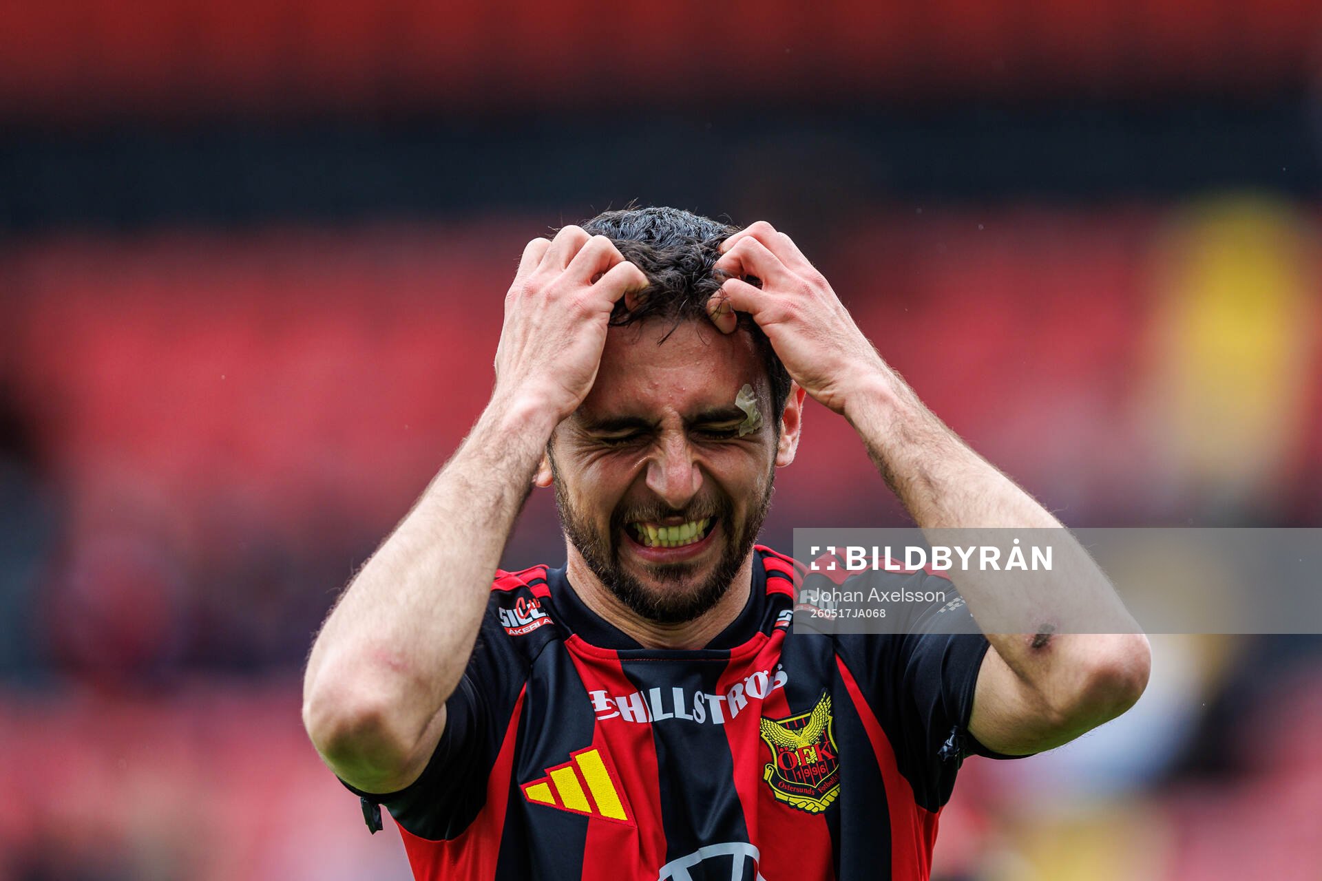 Östersunds Amar Begic deppar