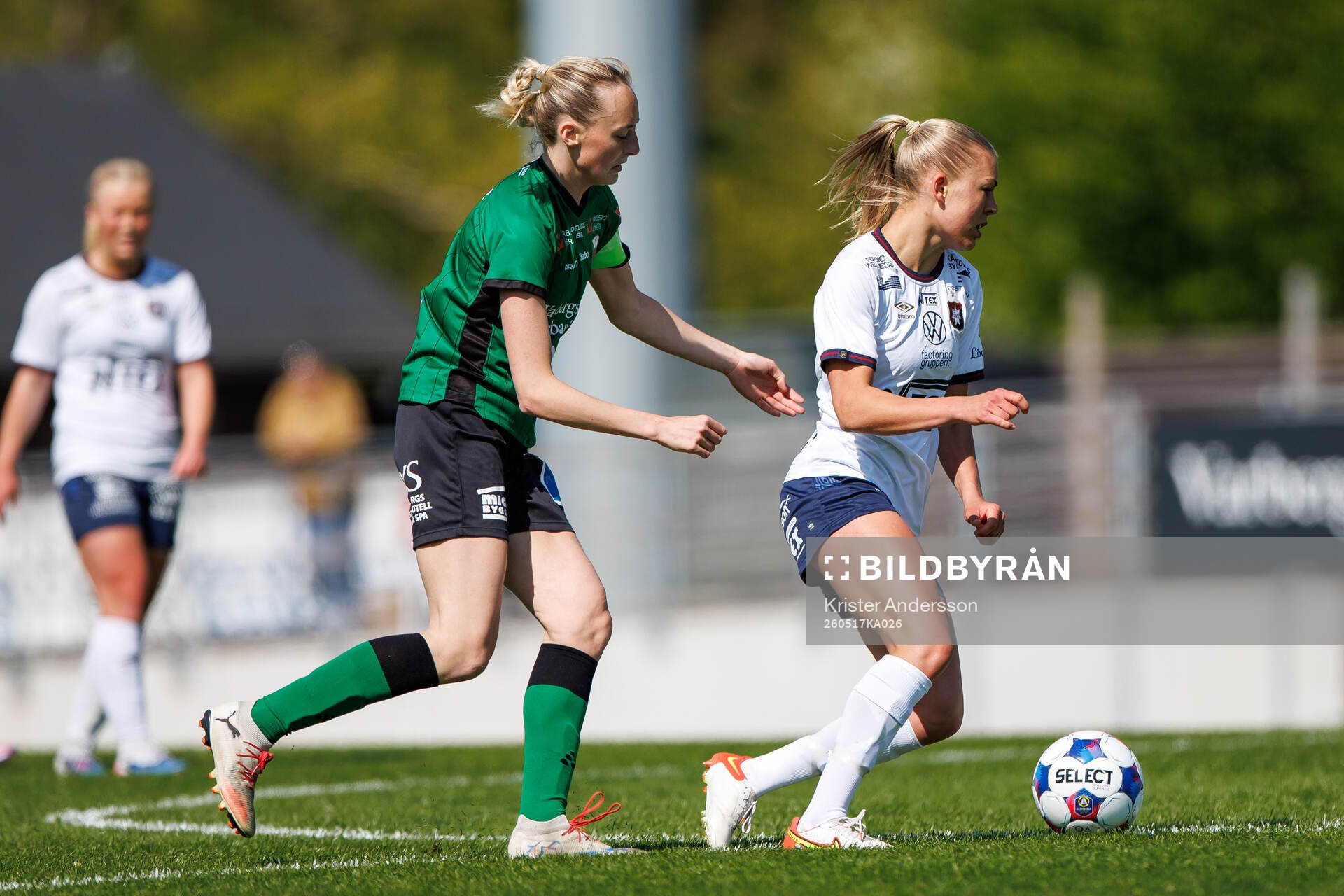 Varbergs Lilly Borgman och Örgrytes Matilda Larsson