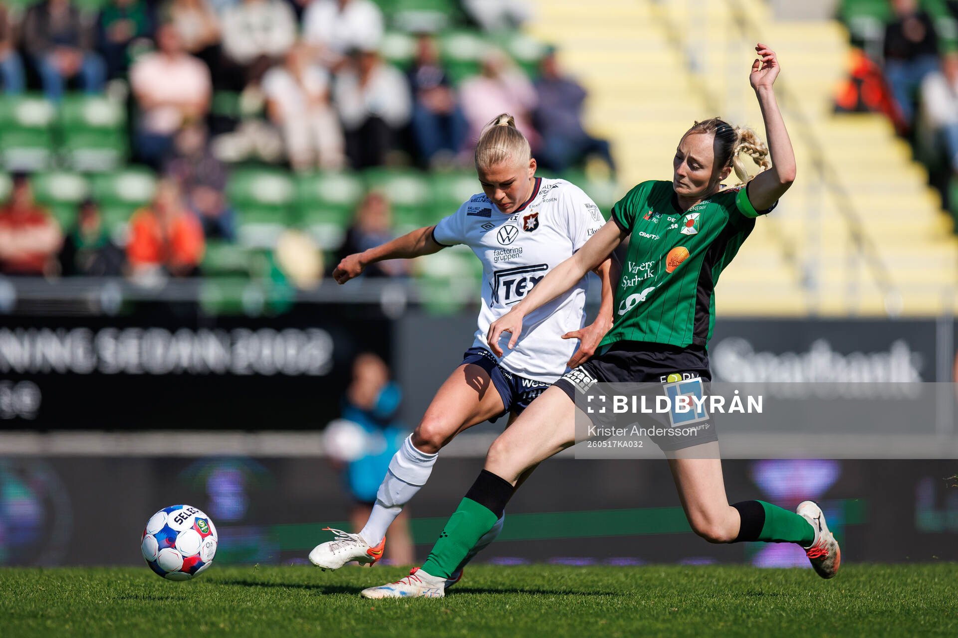 Örgrytes Matilda Larsson och Varbergs Lilly Borgman
