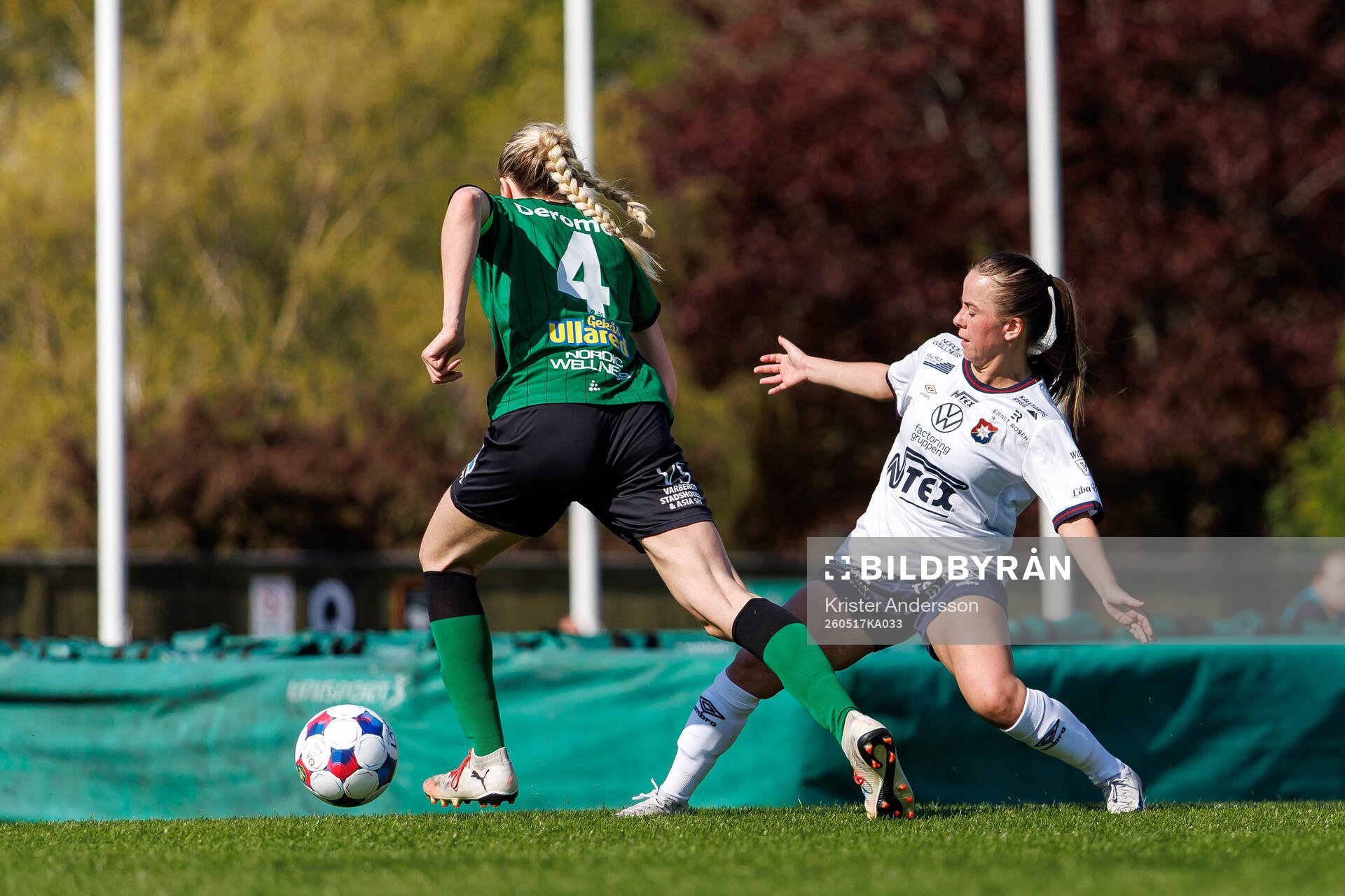 Varbergs Lilly Borgman och Örgrytes Madelene Marin