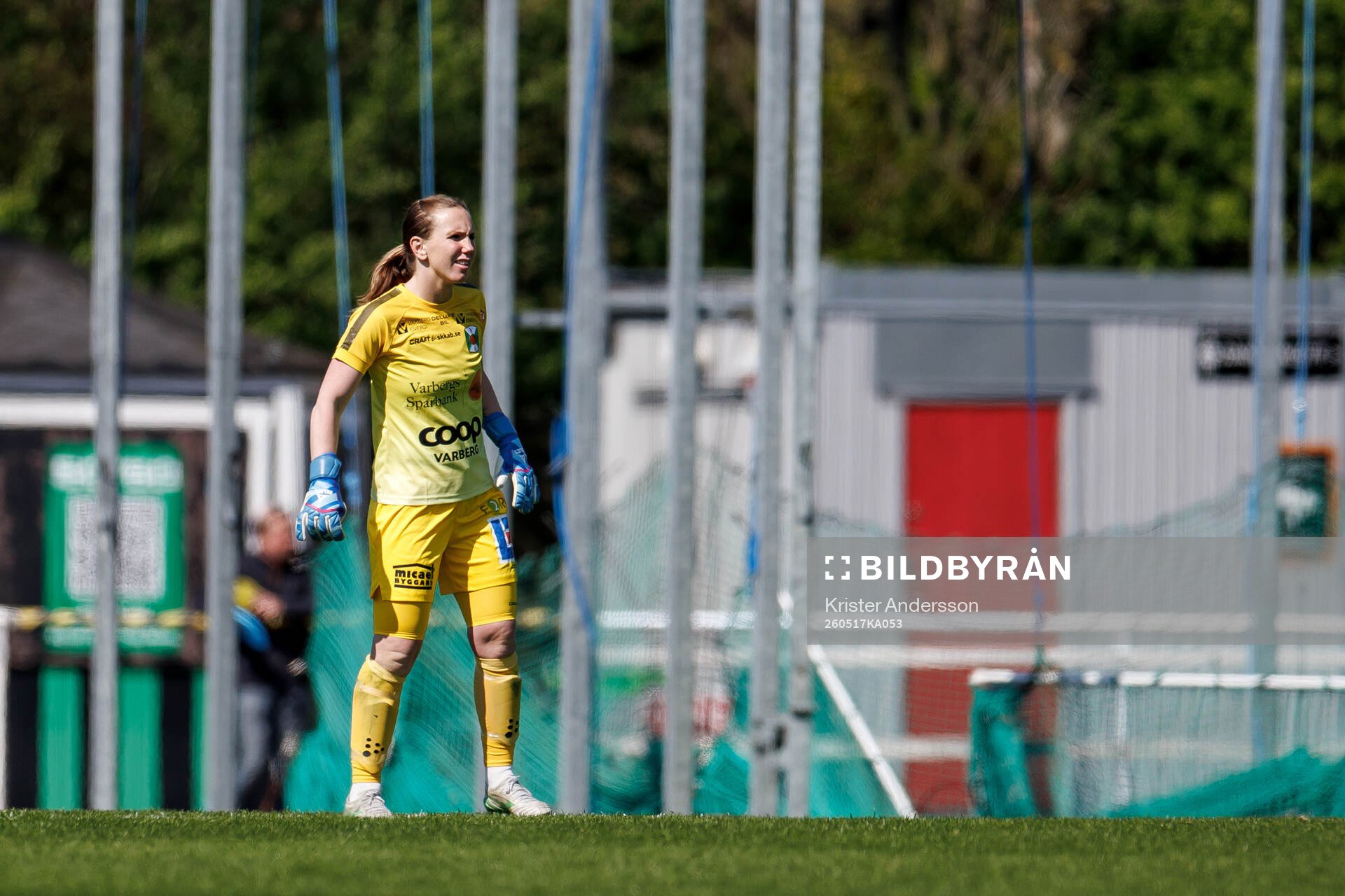 Varbergs målvakt Jasmine Strandberg