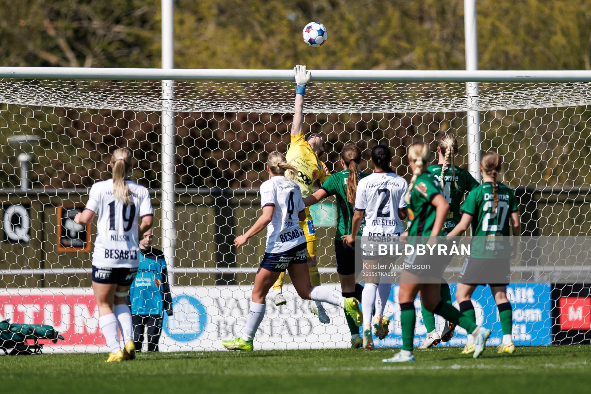 Varbergs målvakt Jasmine Strandberg