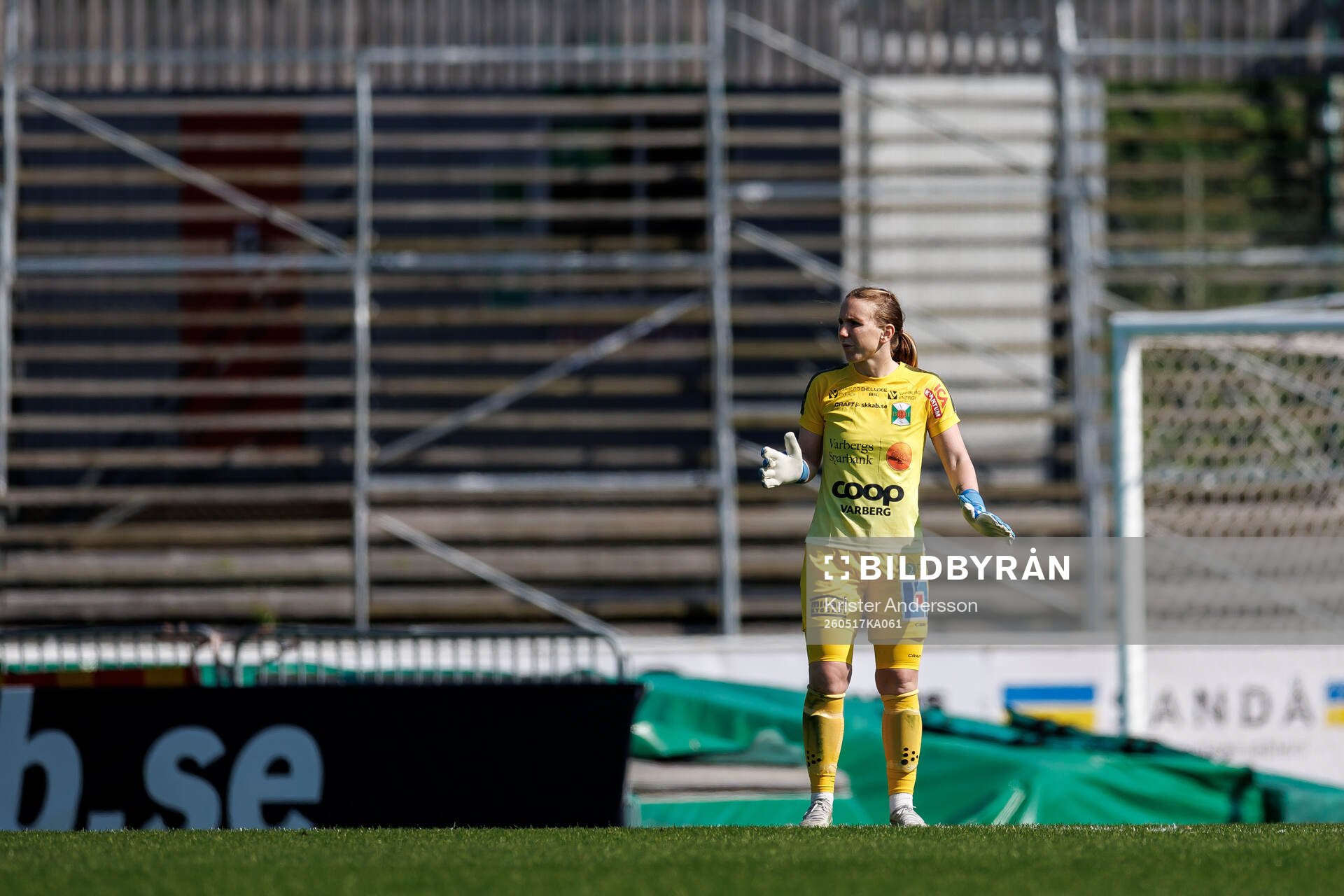Varbergs målvakt Jasmine Strandberg
