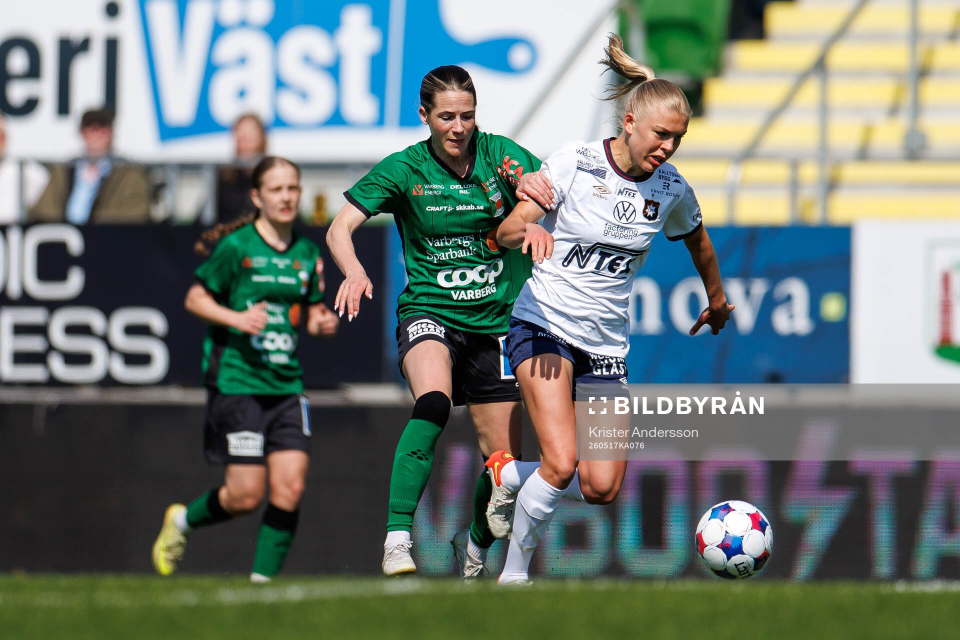 Varbergs Frida Johansson och Örgrytes Matilda Larsson