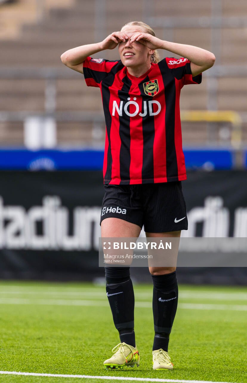 Brommapojkarnas Ida Garmfors deppar