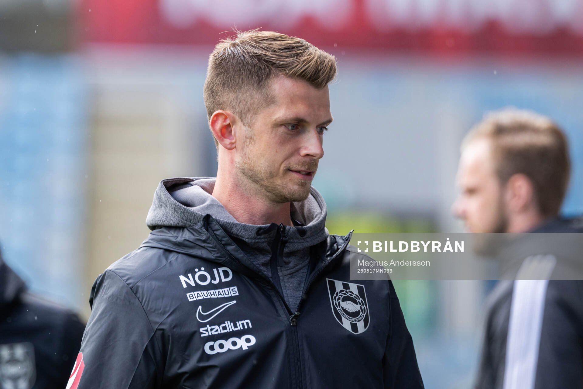 Brommapojkarnas tränare Daniel Gunnars