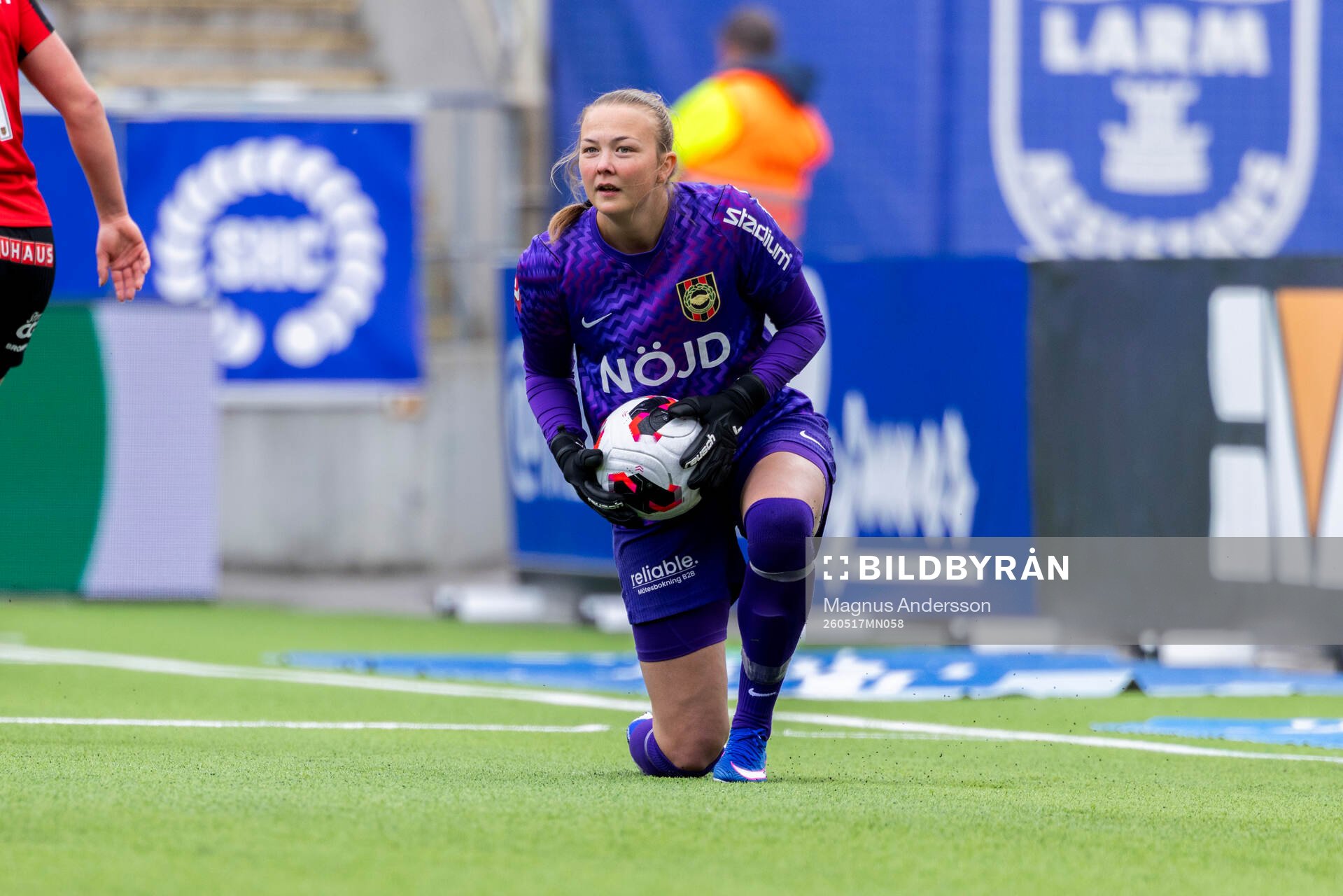 Brommapojkarnas målvakt Clara Ekstrand