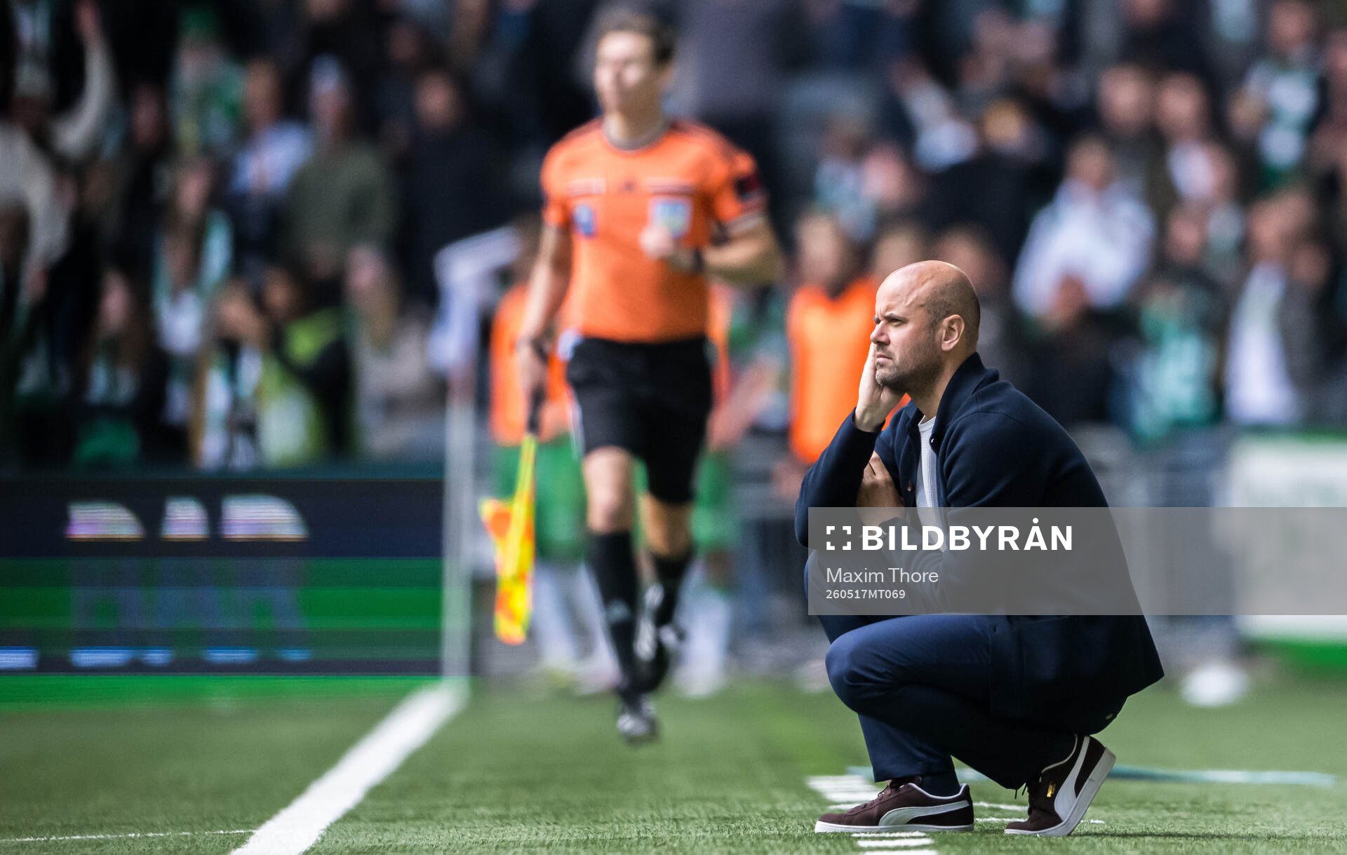 Malmö FFs huvudtränare Miguel Angel Ramirez deppar