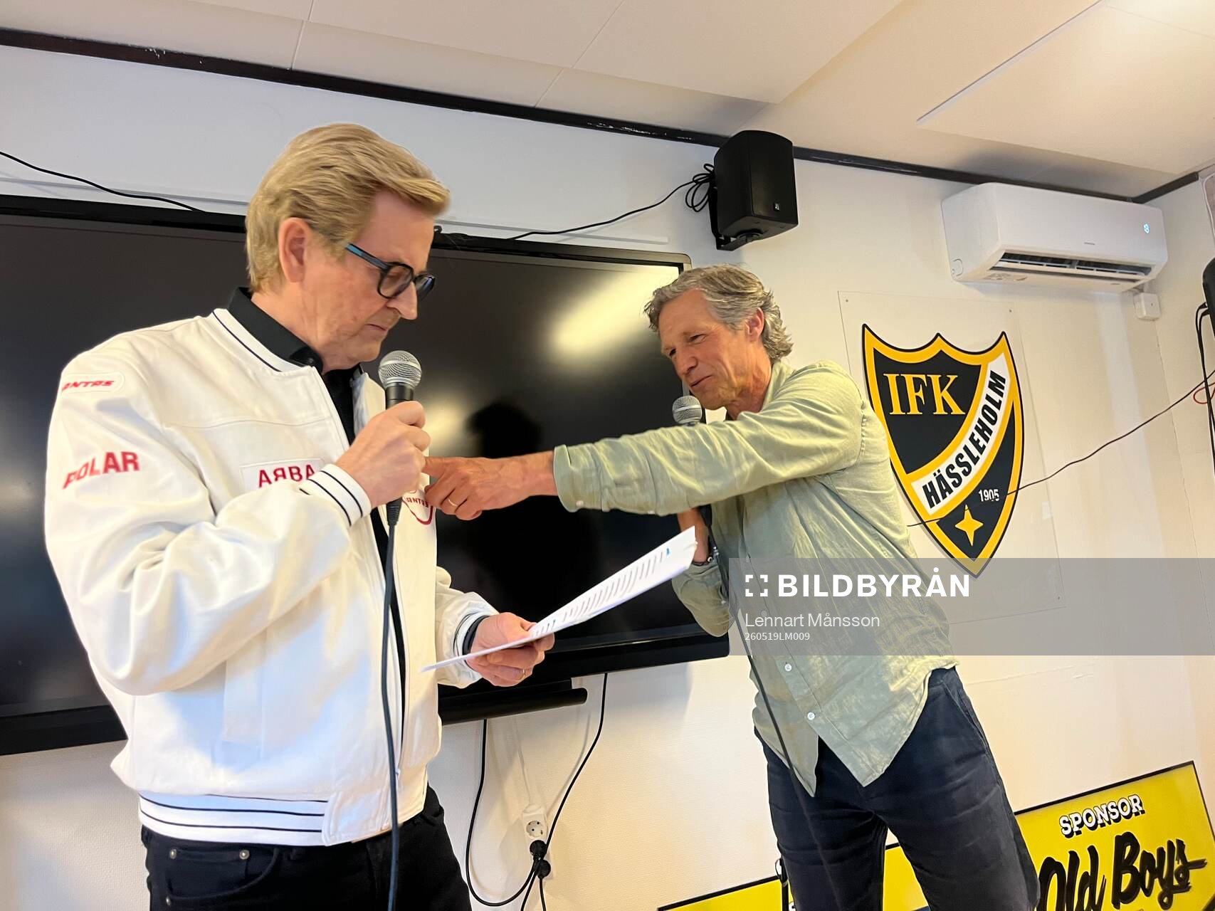 Jens Fjellström var gäst vid IFK Hässleholms