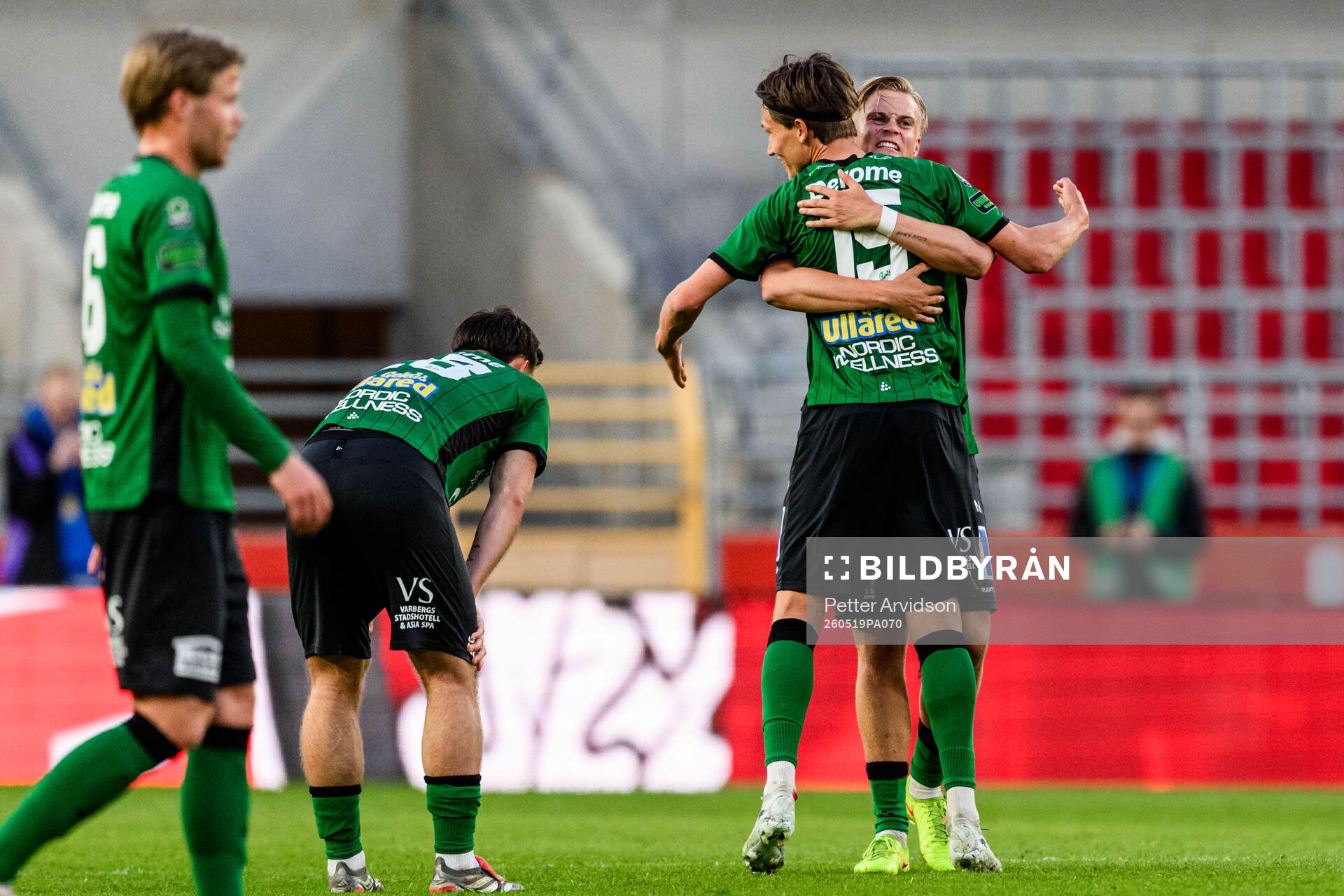 Varbergs Noah Johansson jublar