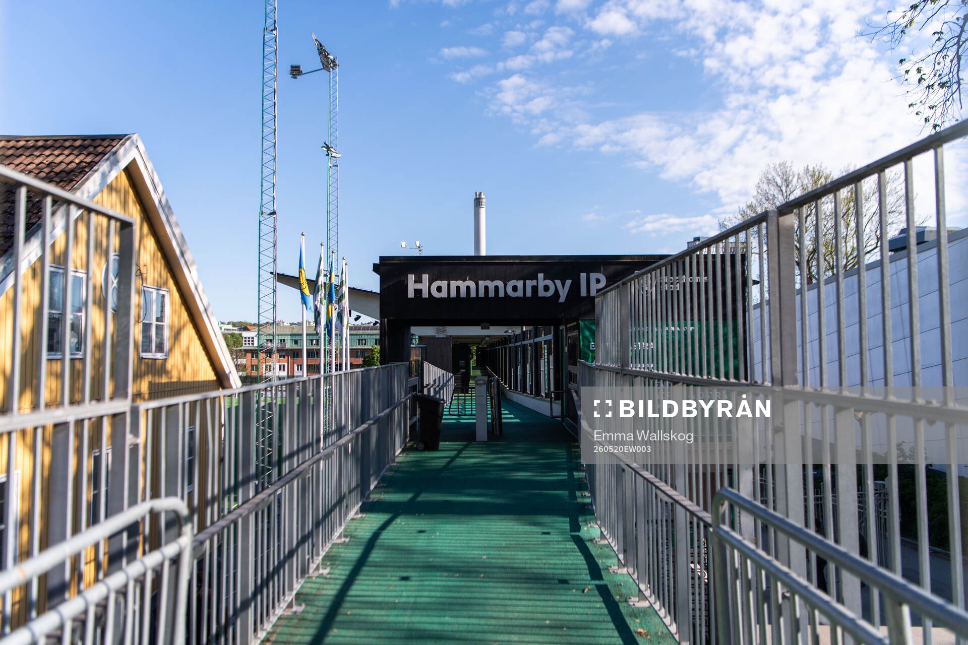 Exteriör vy över Hammarby IP