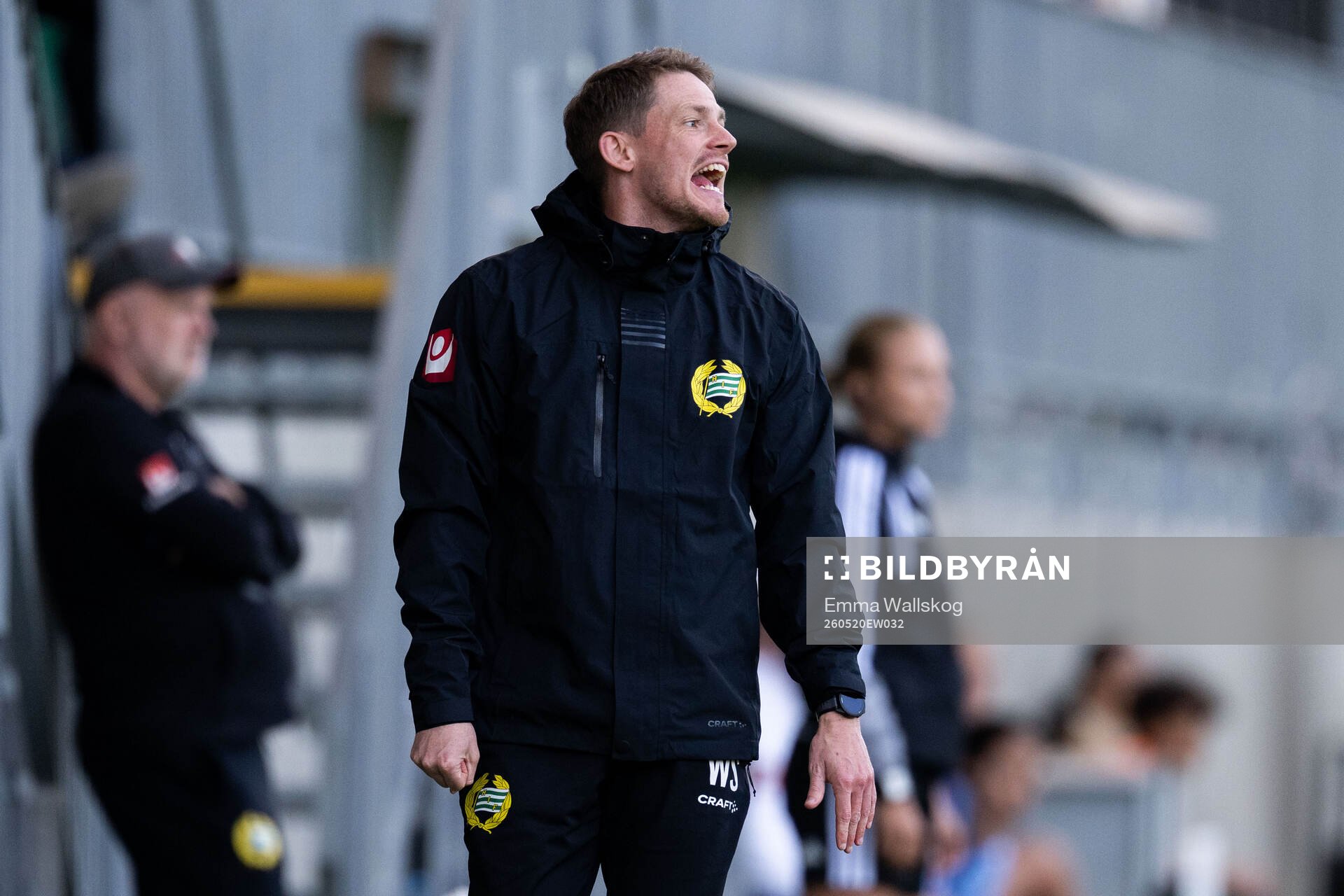 Hammarbys tränare William Strömberg