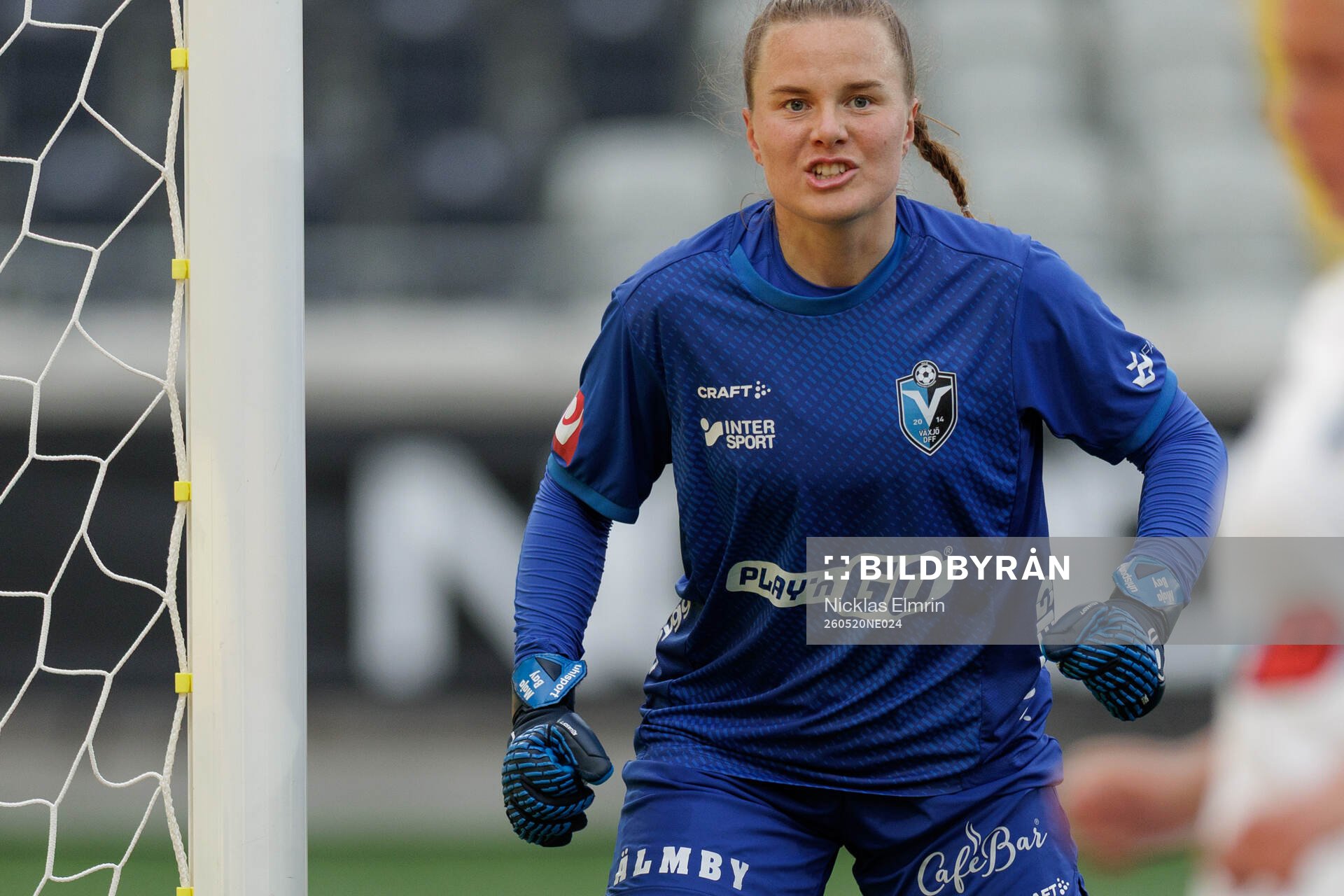Växjö DFFs målvakt Maja Bay Østergaard