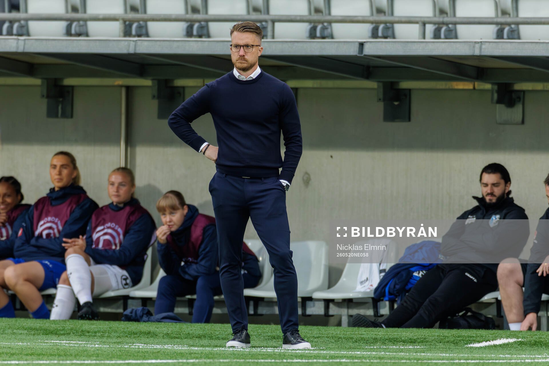 Växjö DFFs tränare Olof Unogård