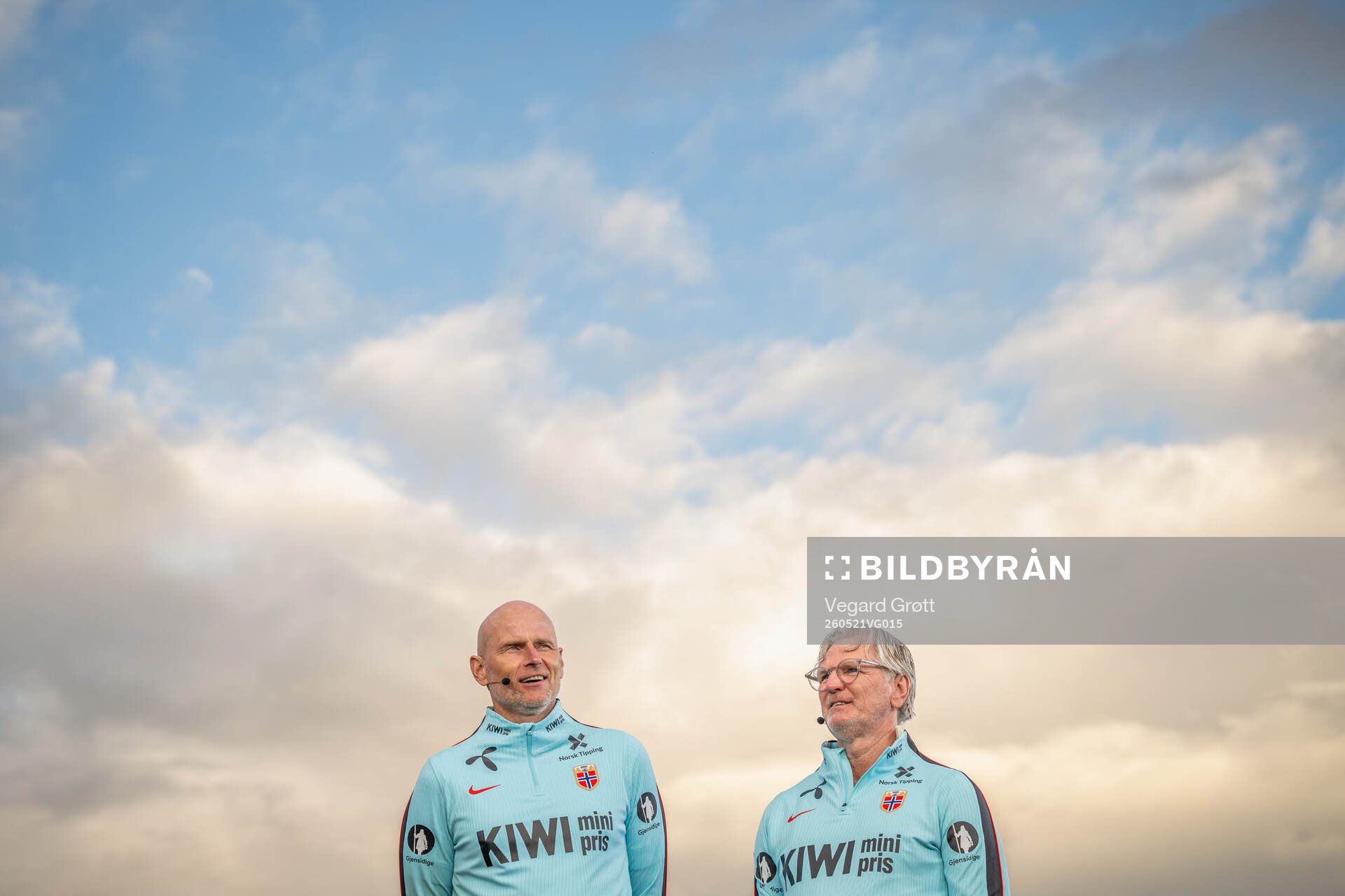 Head coach Ståle Solbakken and assistant coach Kent