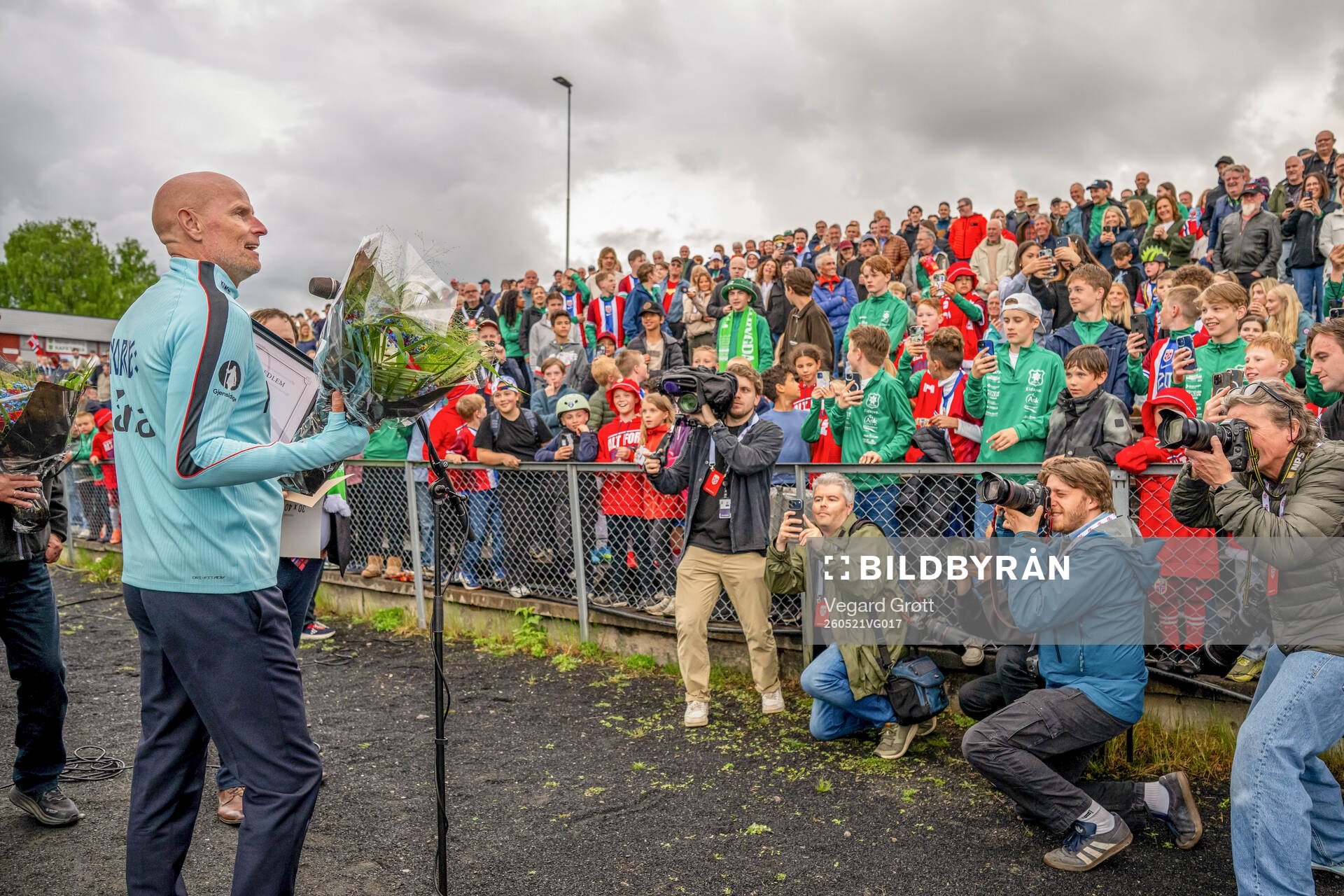 Head coach Ståle Solbakken of the Norwegian national