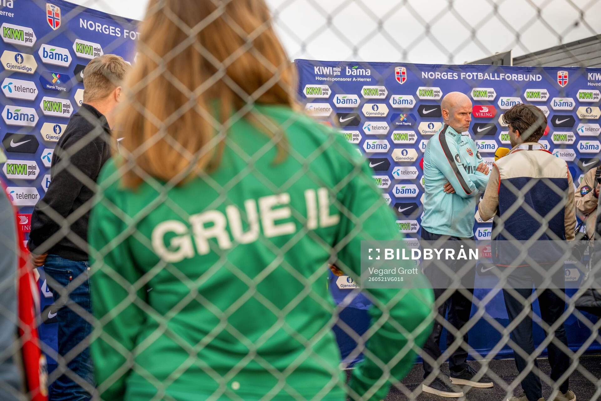 Head coach Ståle Solbakken of the Norwegian national