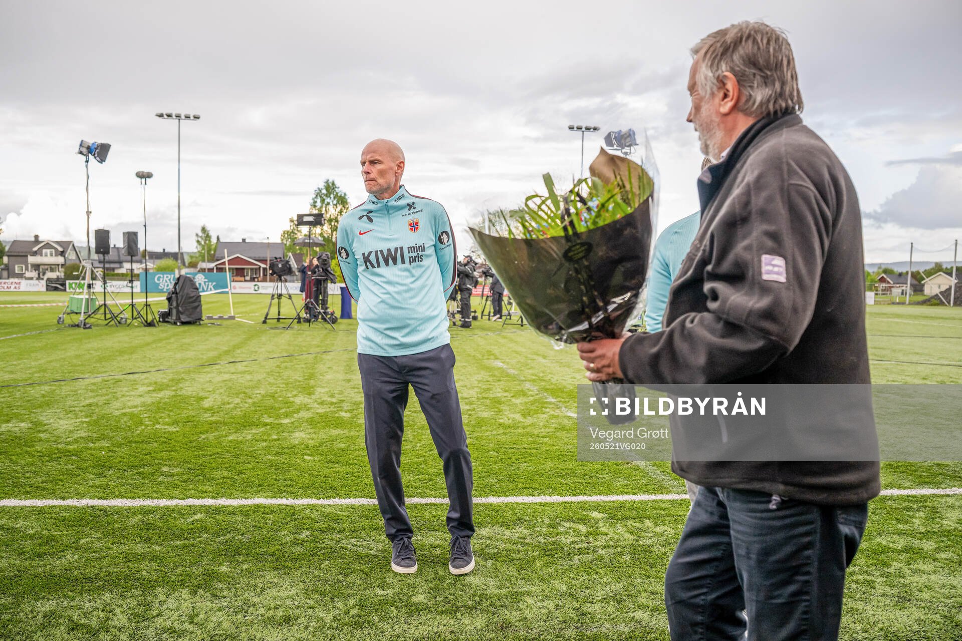 Head coach Ståle Solbakken of the Norwegian national