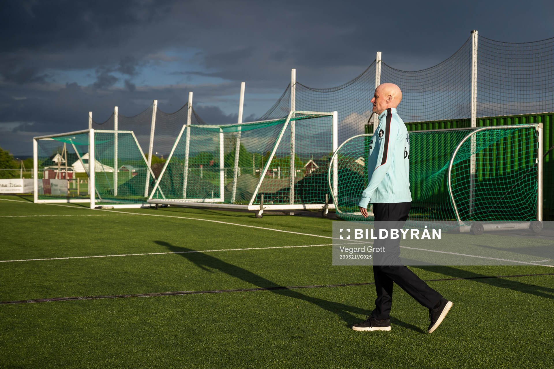 Head coach Ståle Solbakken of the Norwegian national