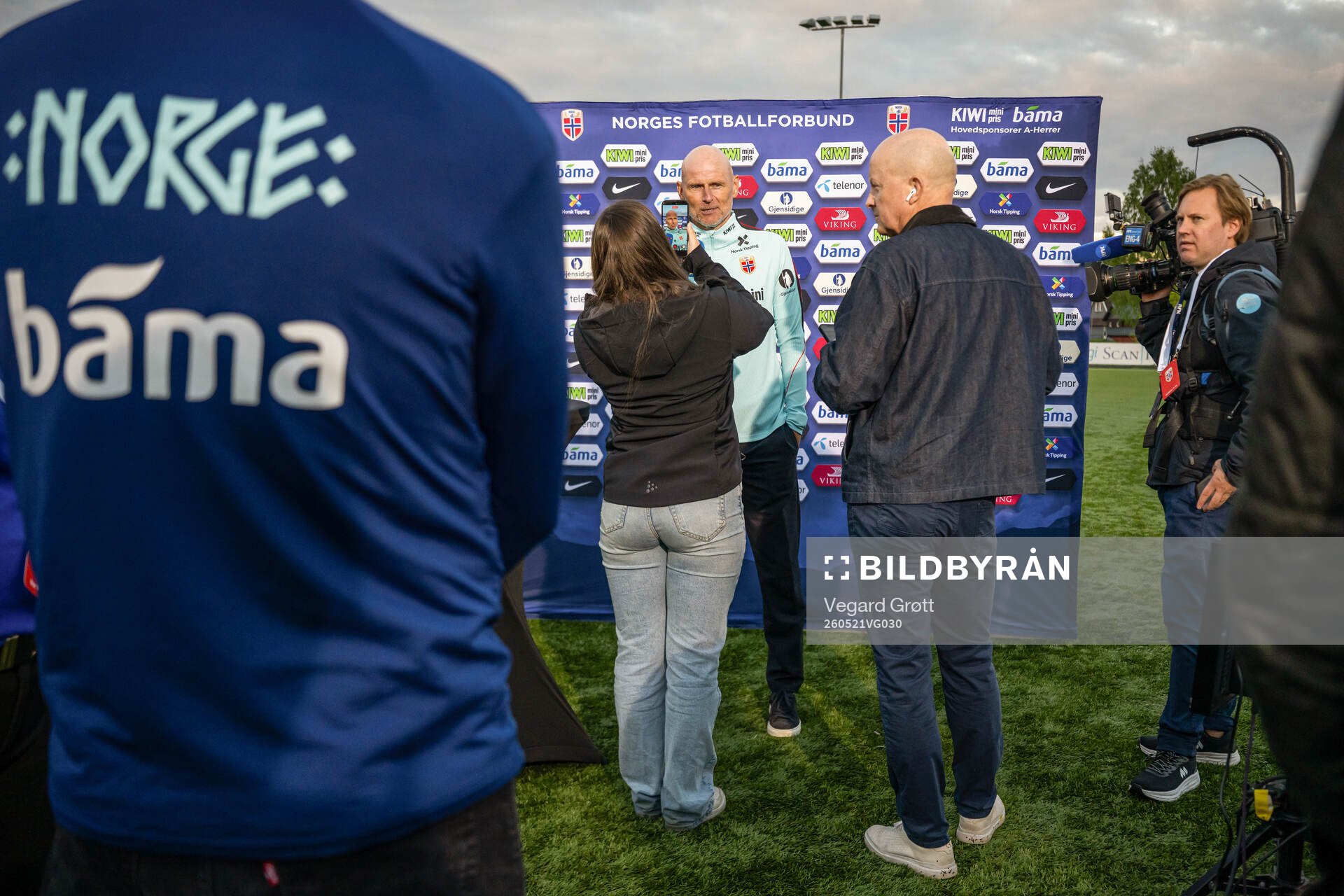Head coach Ståle Solbakken of the Norwegian national