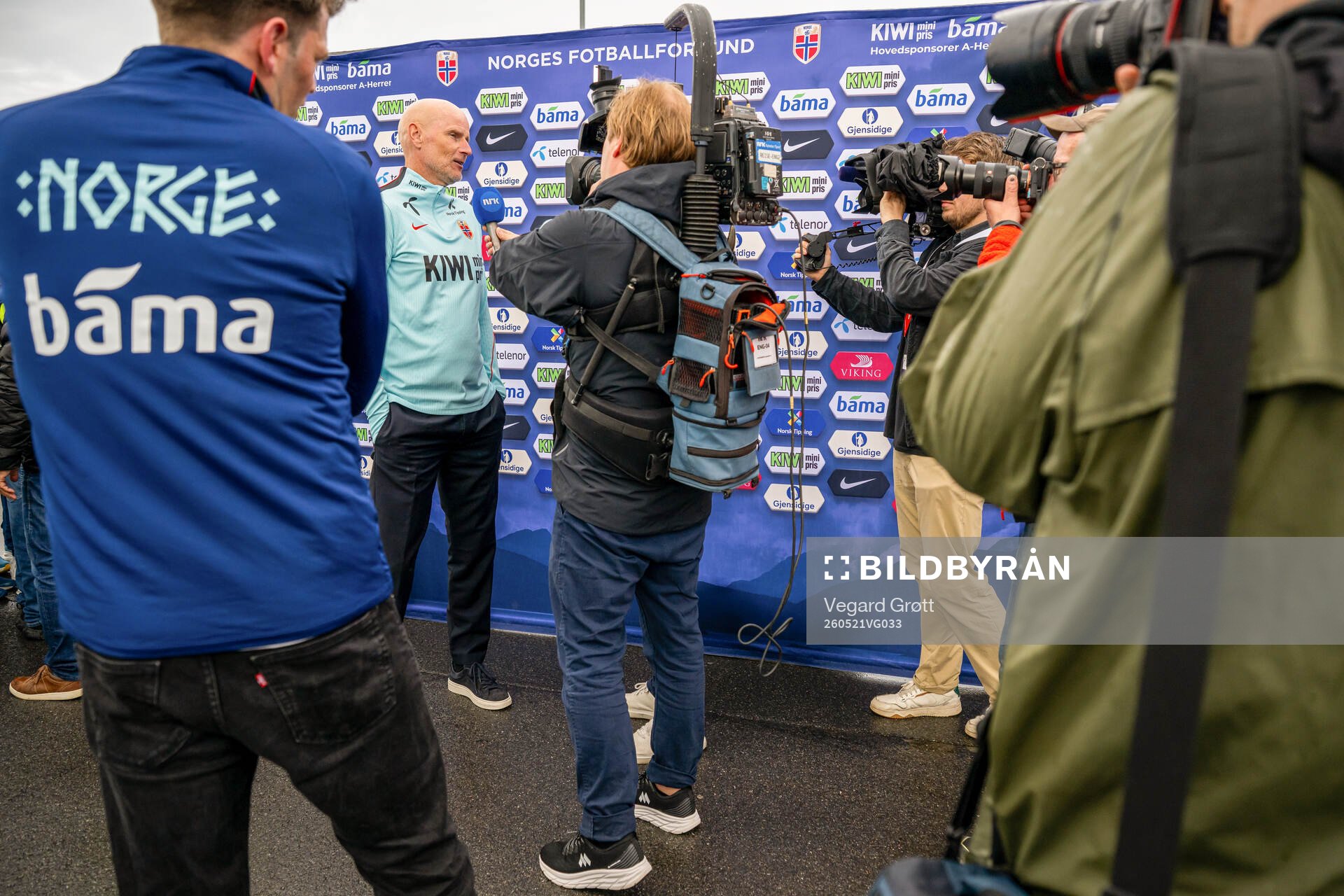 Head coach Ståle Solbakken of the Norwegian national