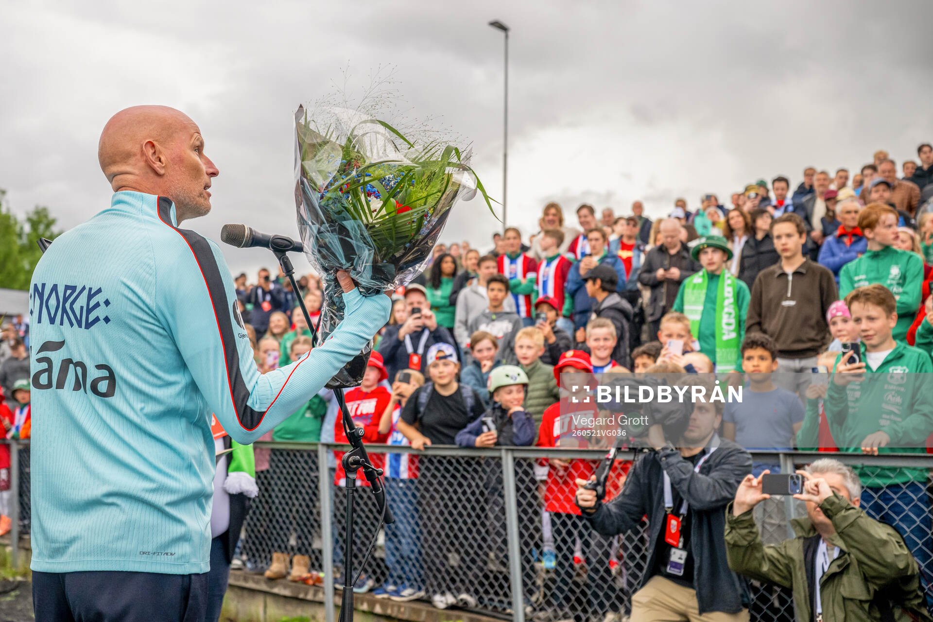 Head coach Ståle Solbakken of the Norwegian national
