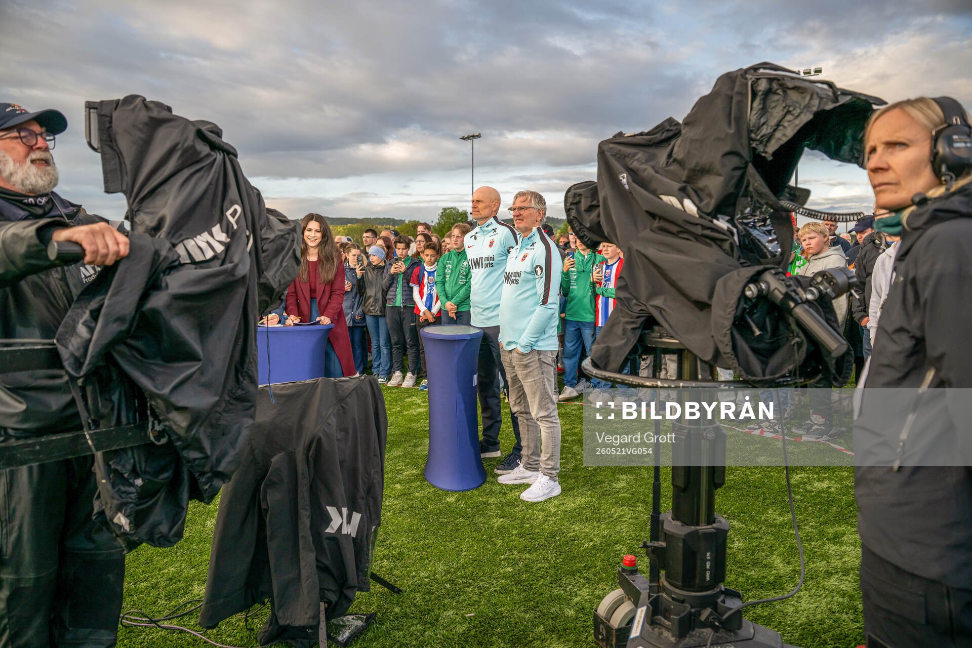 Head coach Ståle Solbakken and assistant coach Kent