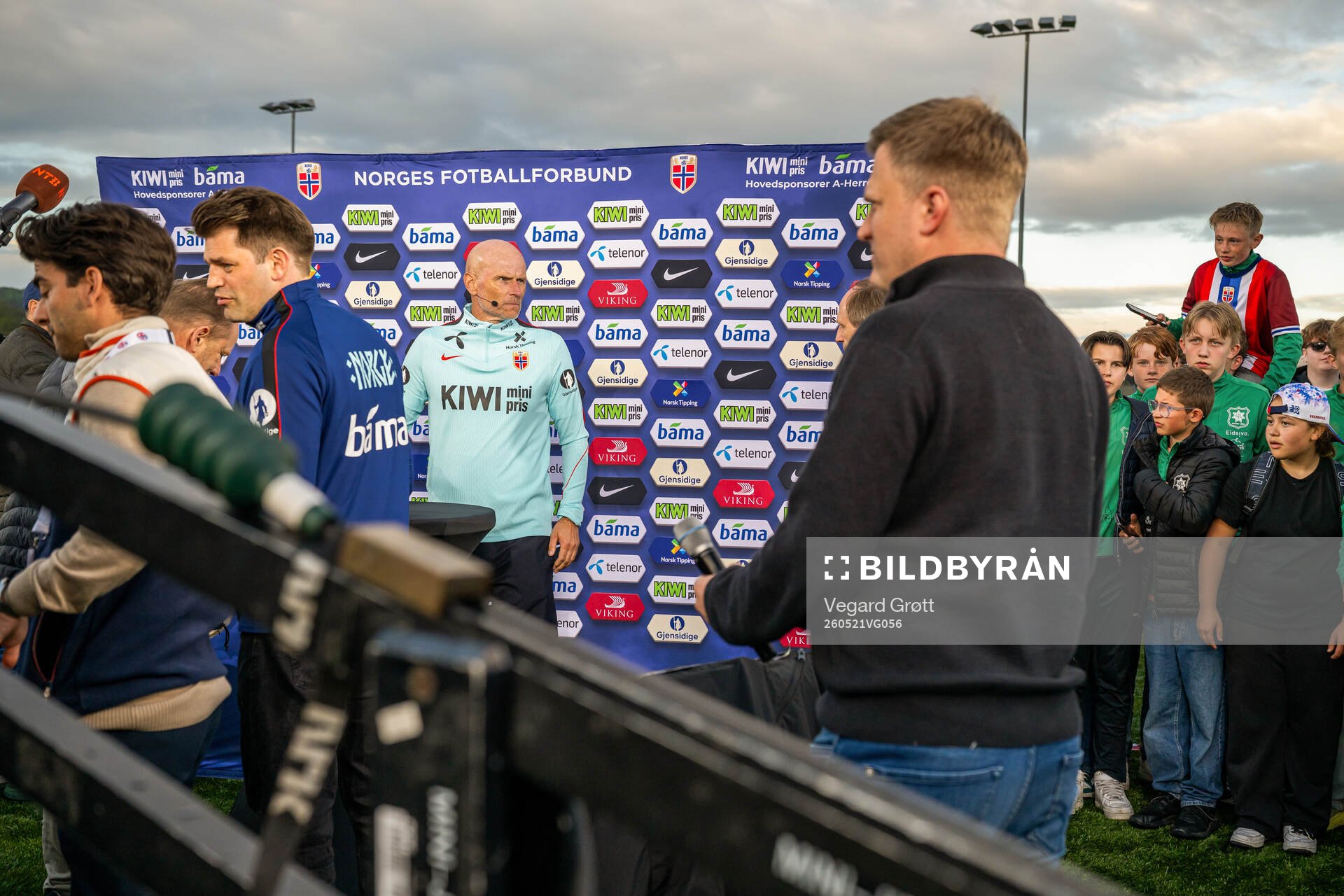 Head coach Ståle Solbakken of the Norwegian national