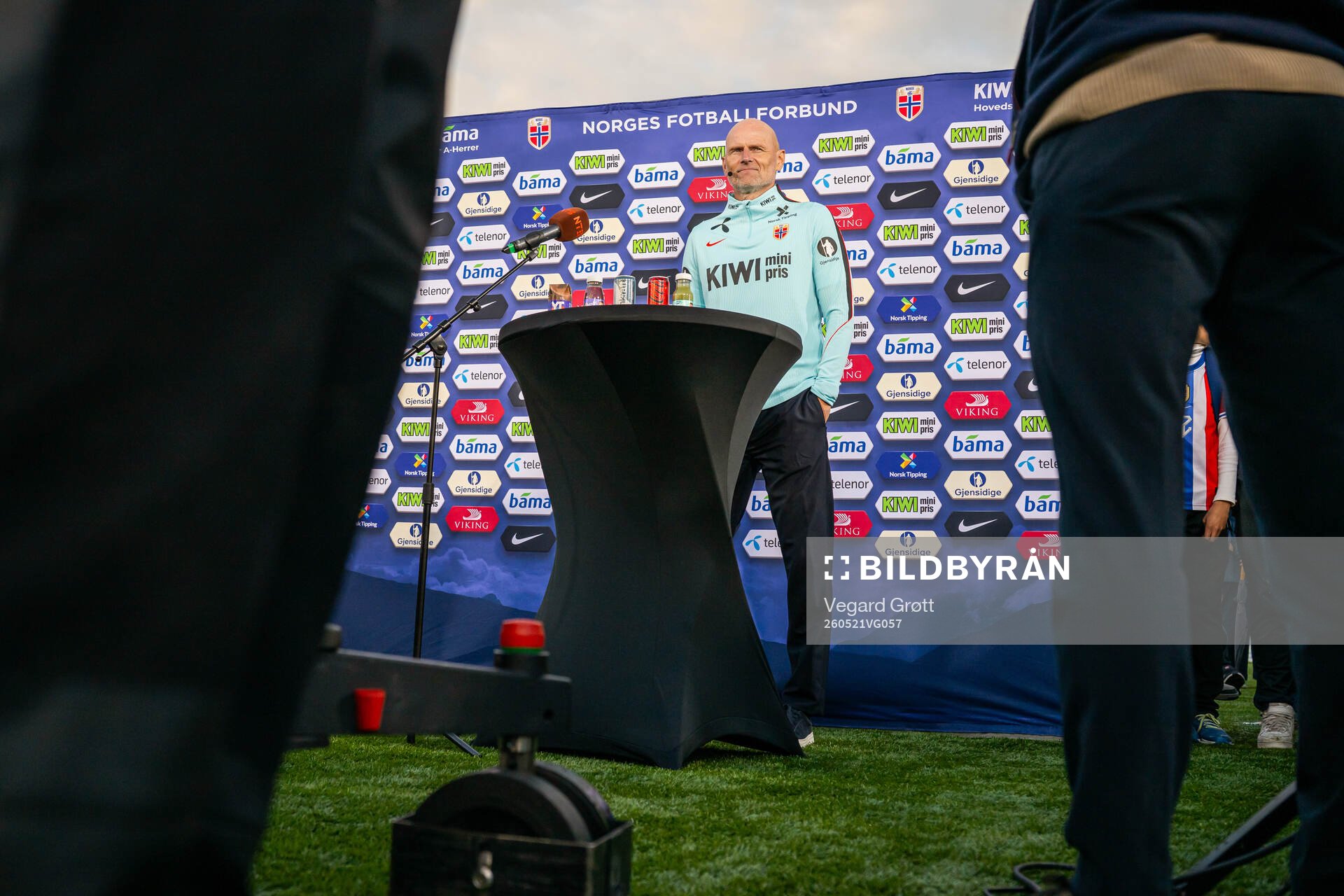 Head coach Ståle Solbakken of the Norwegian national