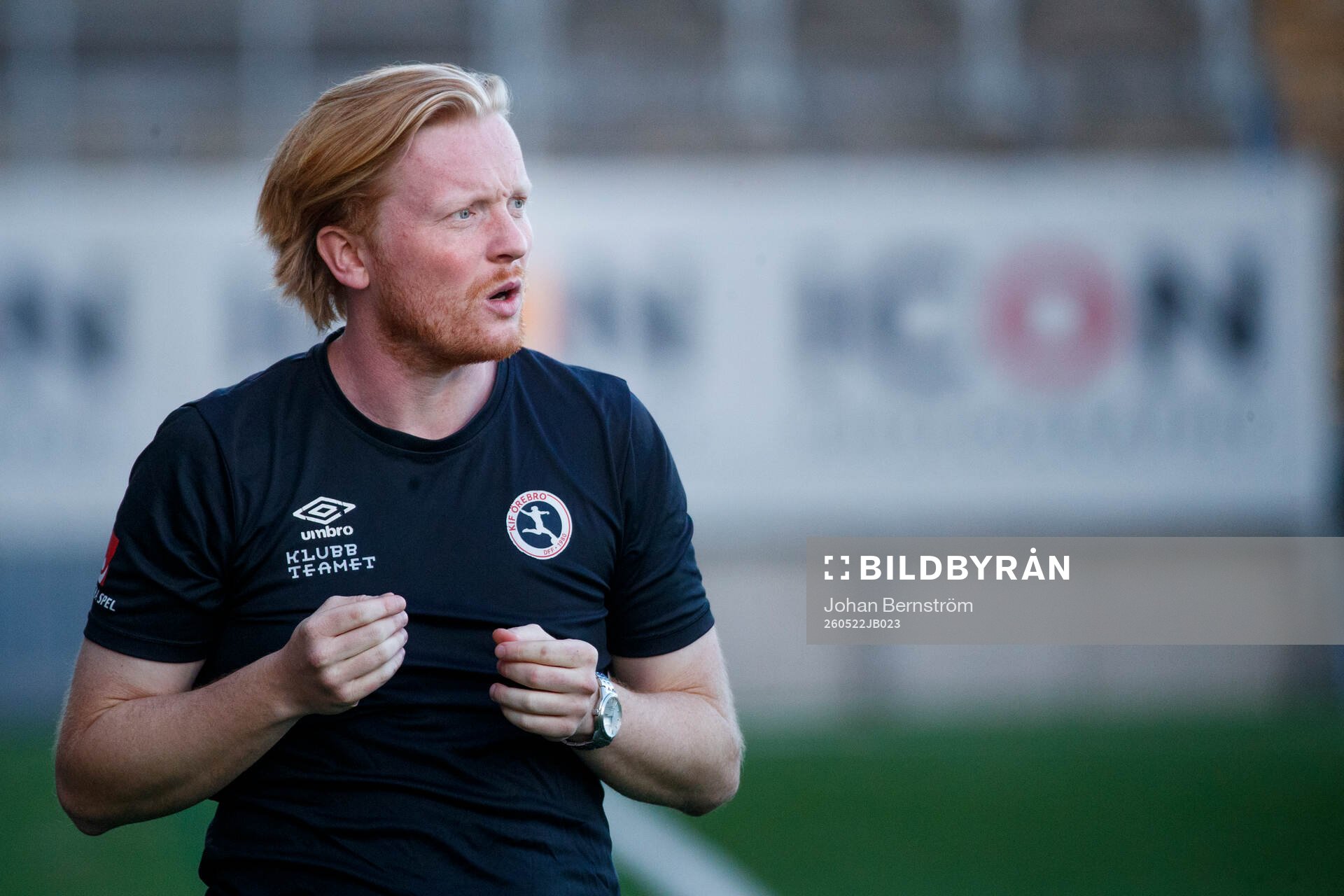KIF Örebros assisterande tränare Tim Gladh