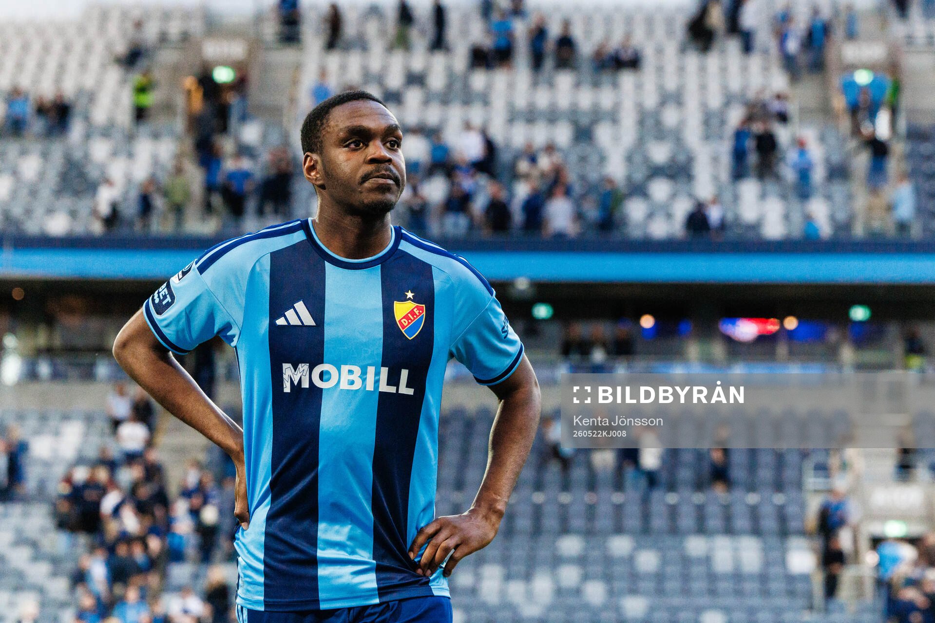 Djurgårdens Joel Asoro deppar
