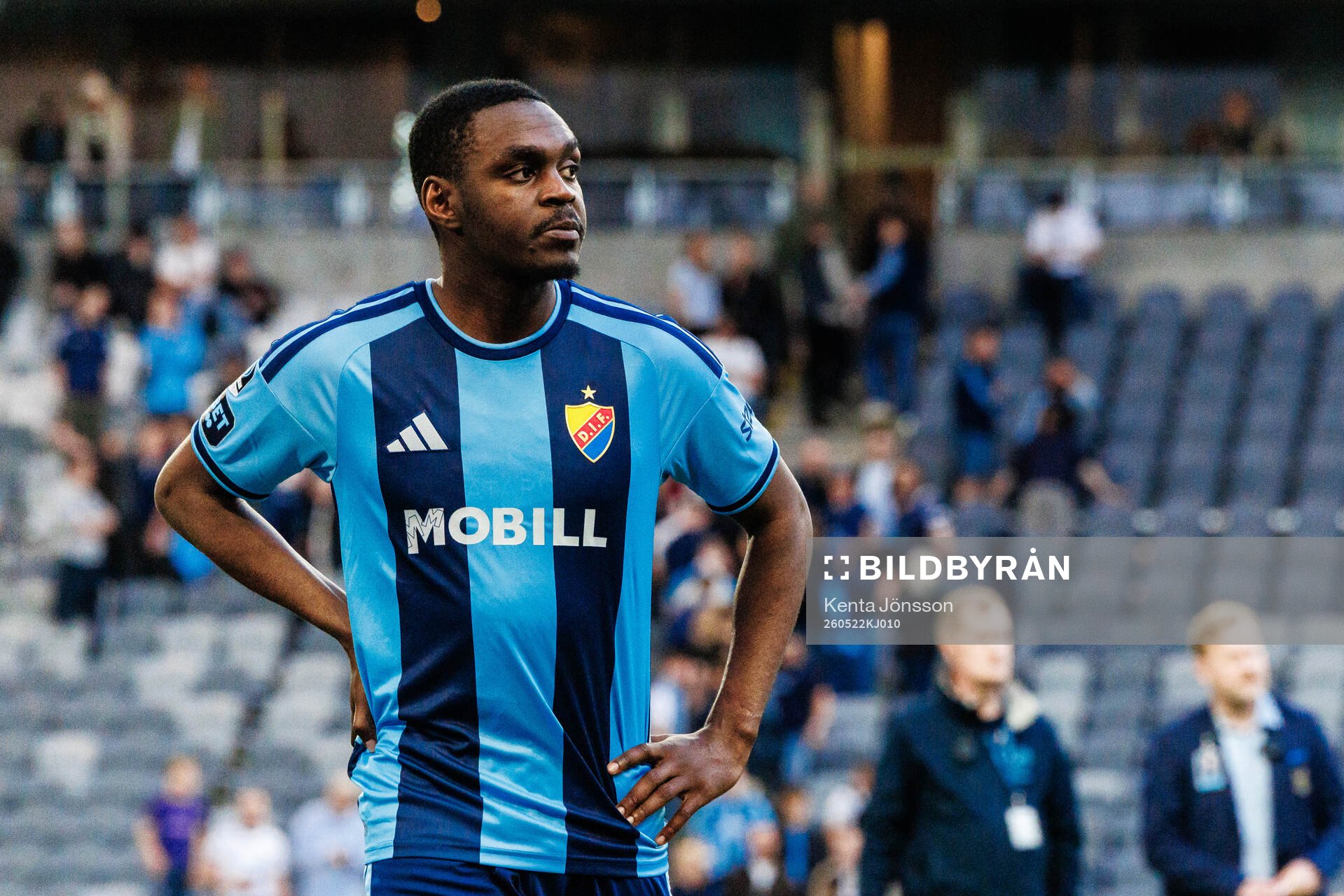 Djurgårdens Joel Asoro deppar
