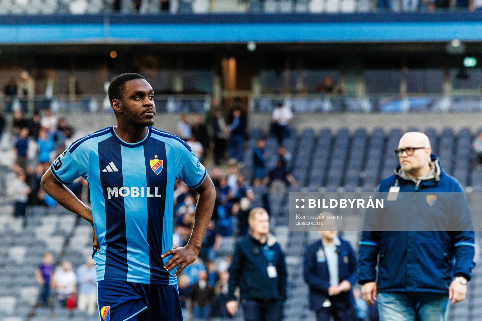 Djurgårdens Joel Asoro deppar