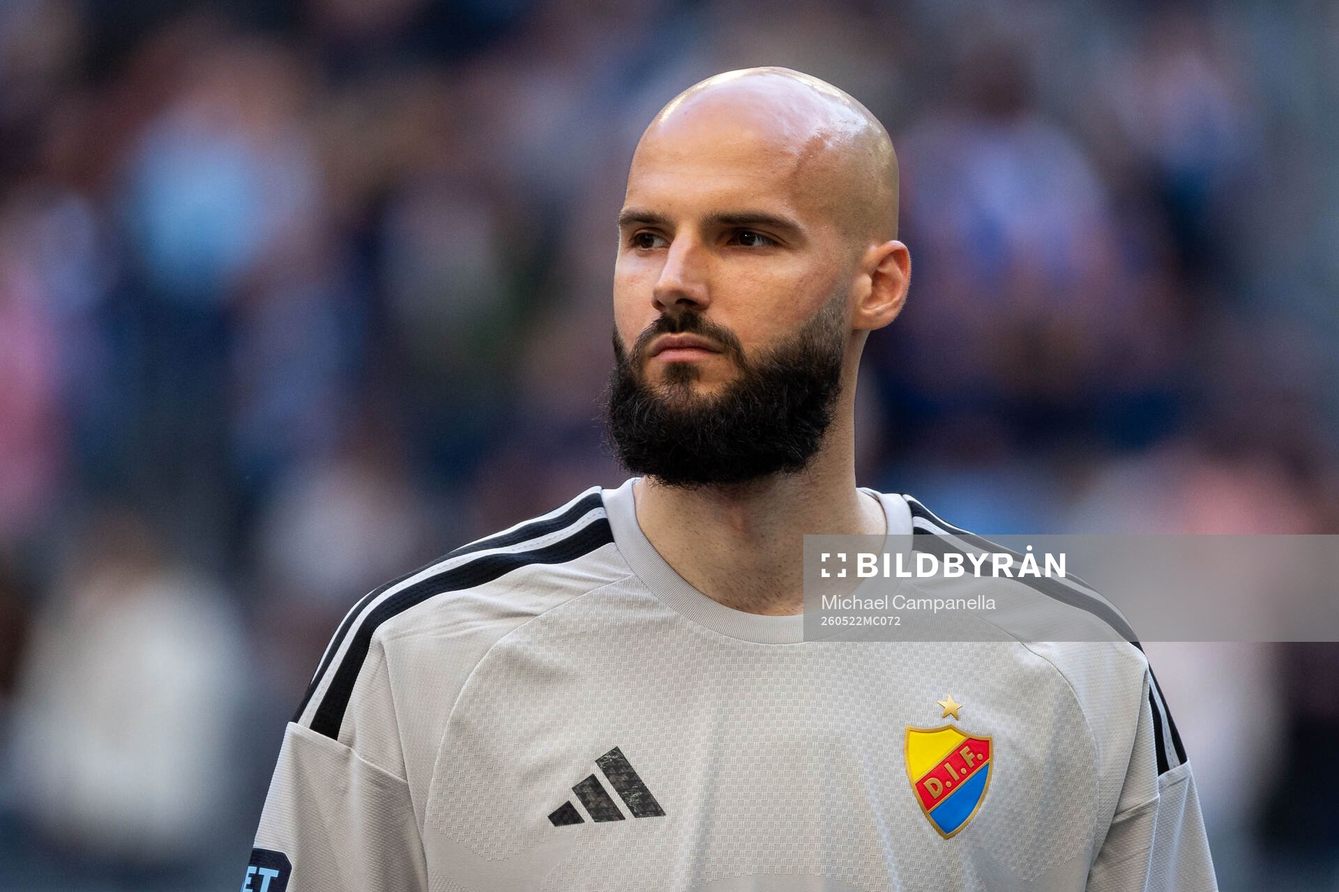 Djurgårdens målvakt Filip Manojlovic