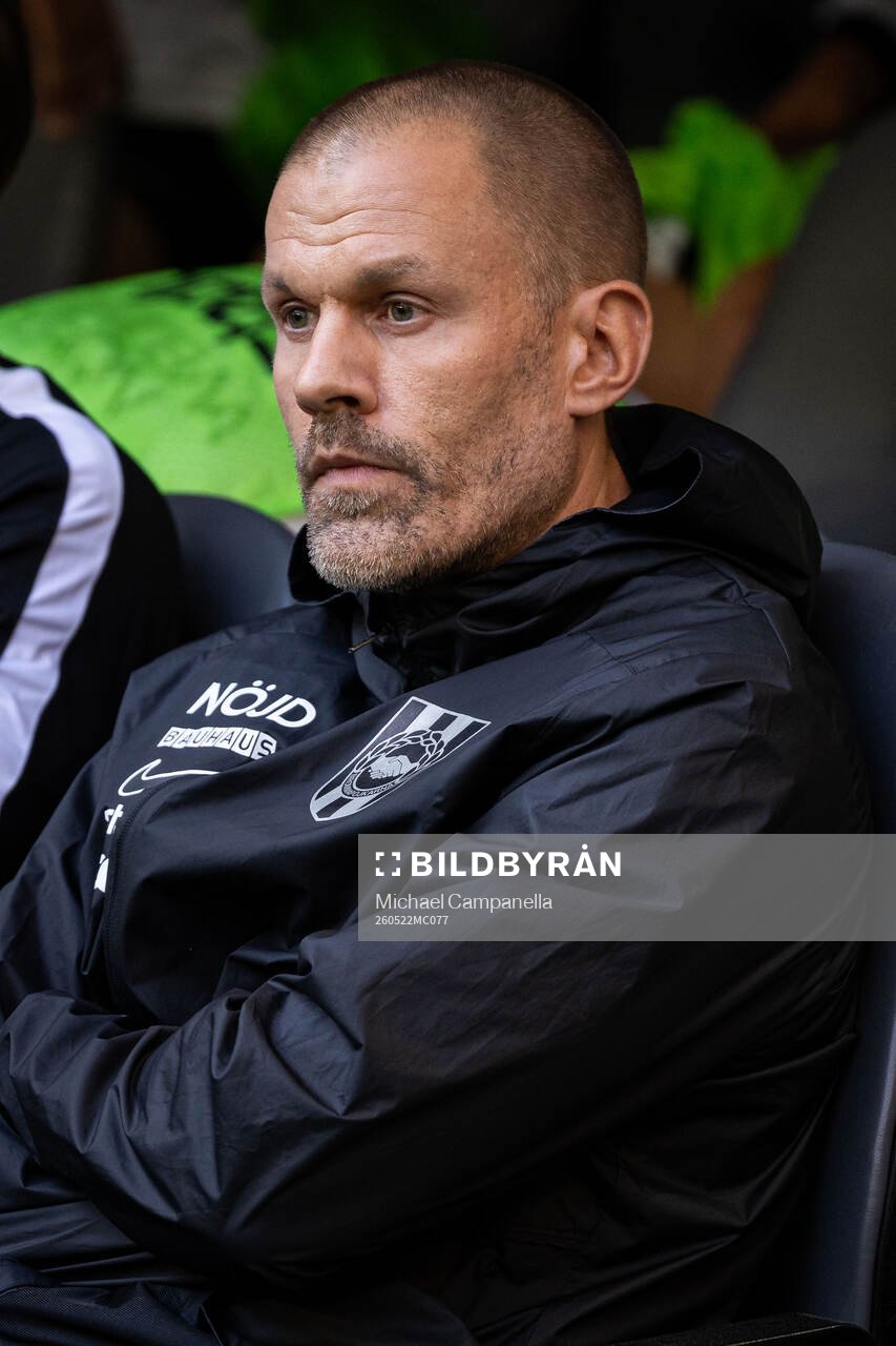 Brommapojkarnas tränare Roger Sandberg