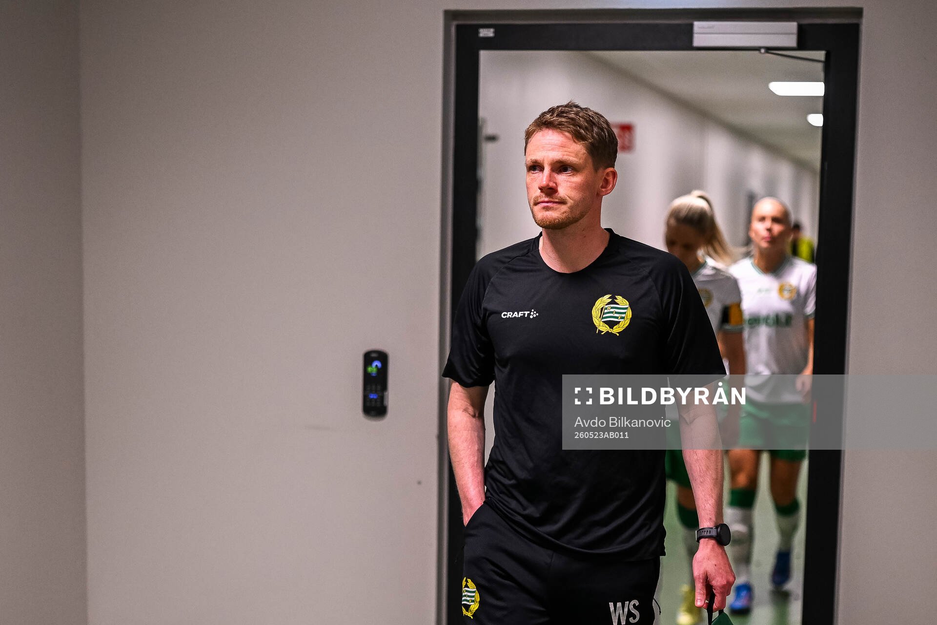 Hammarbys tränare William Strömberg