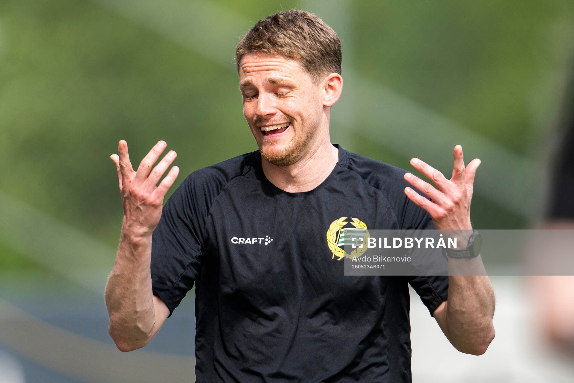 Hammarbys tränare William Strömberg
