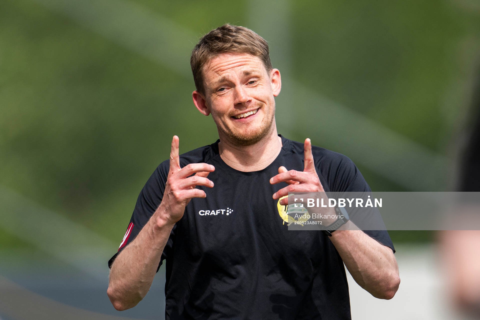 Hammarbys tränare William Strömberg