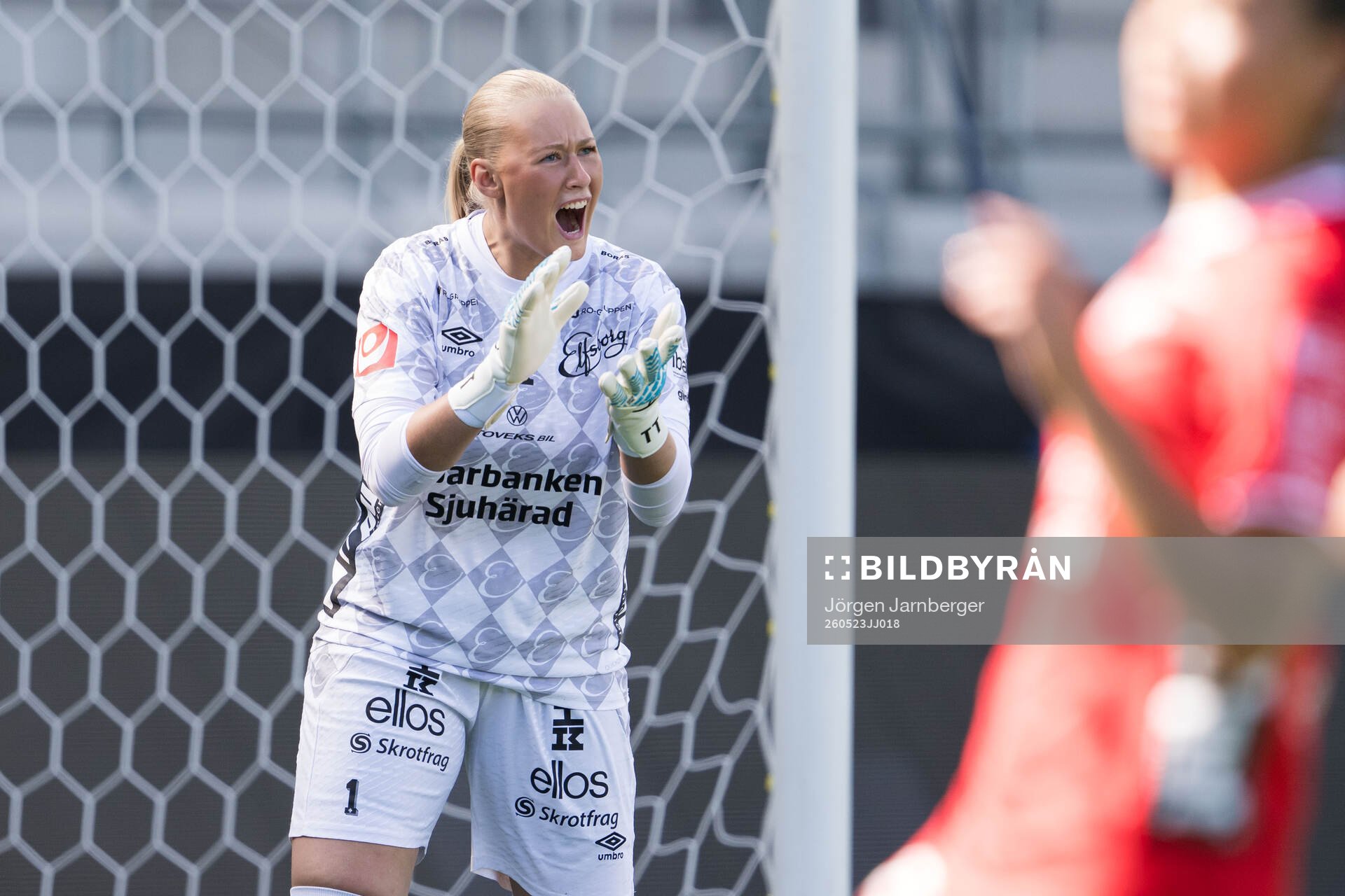 Elfsborgs målvakt Tilda Torstensson jublar